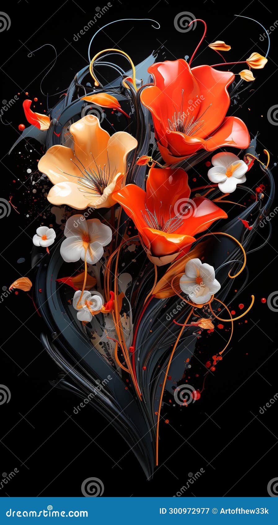 a bold abstract  featuring contrasting colors to represent the complexity and diversity of