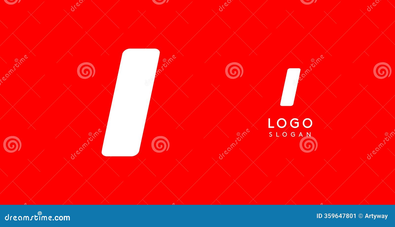 bold angular letter i, geometric cutouts, minimalist sporty style, dynamic corporate identity, athletic and automotive