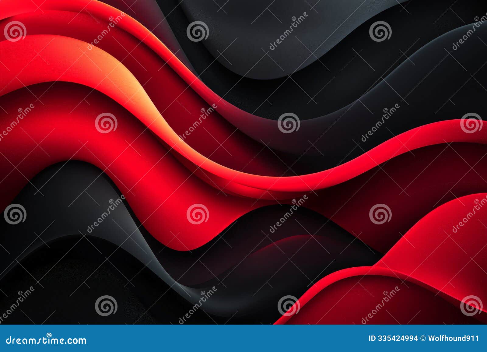 a bold, dynamic background with curved shadows in shades of red and black. the strong contrast and