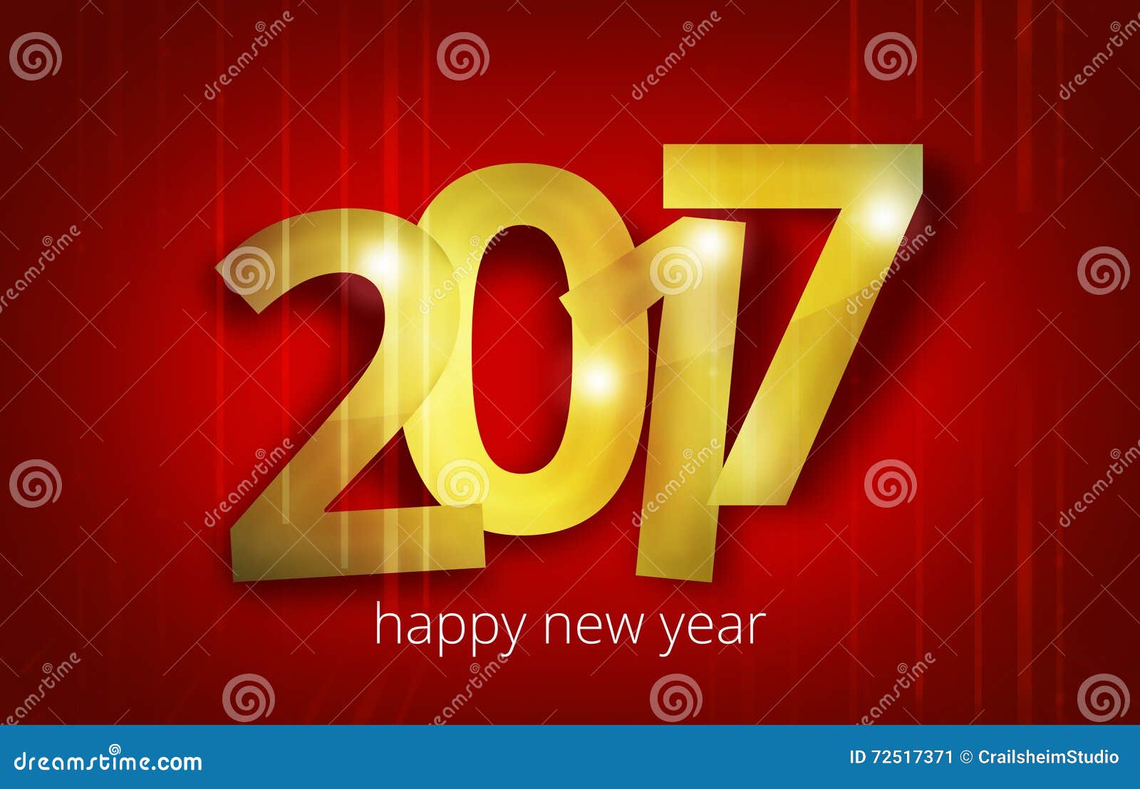 graphic design for new year 2017 bold font happy new year design stock illustration graphic design for new year 2017 bold font happy new year design stock illustration