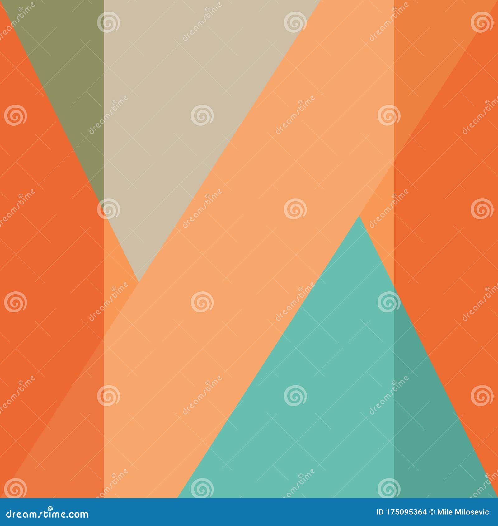 Geometric Pattern with Bold Lines and Triangle. Abstract Triangle ...