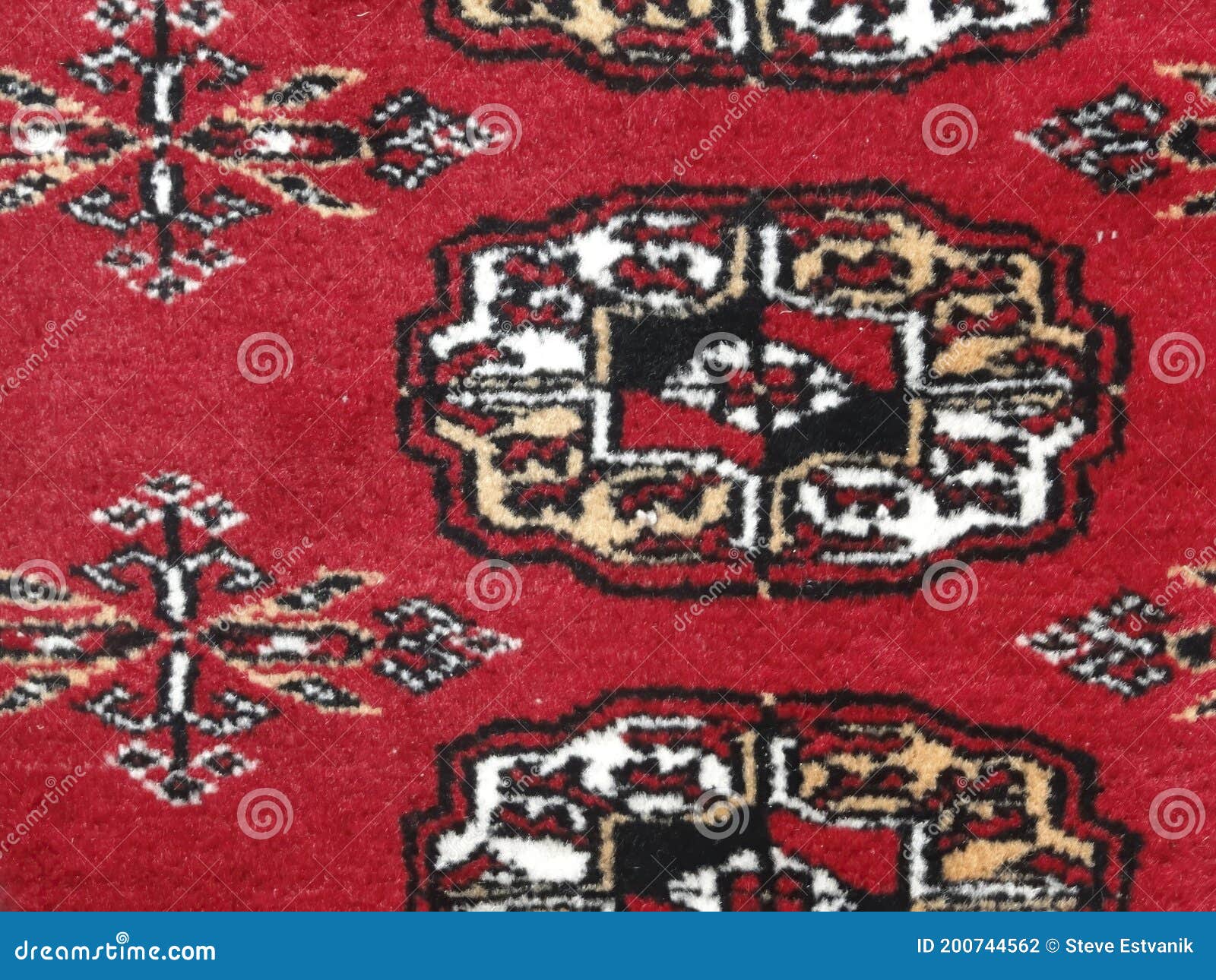 Bold Red Patterns in Bokhara Stock Photo Image of natural, oriental