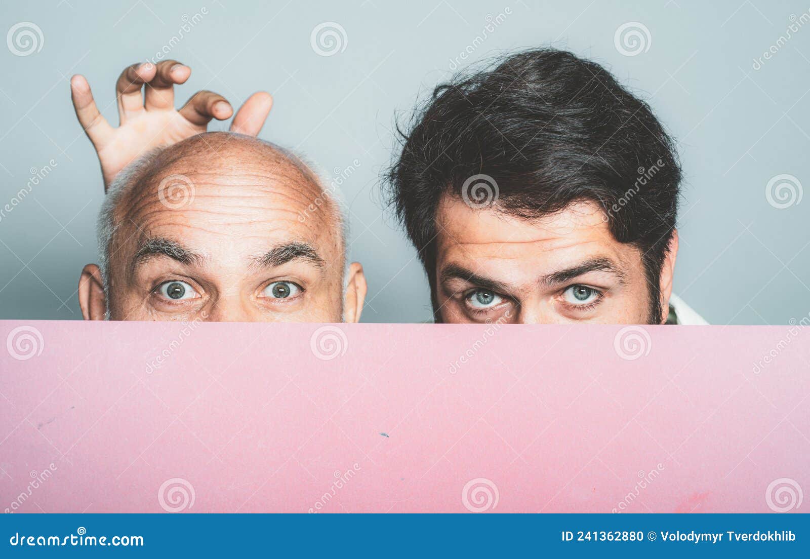 Bold Senior Man Bald Head Portrait Of A Men Combing Himself Hair