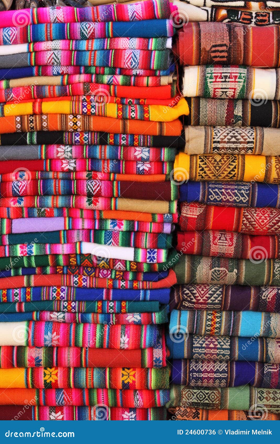 Bolivian Traditional Fabrics Stock Photo Image of bolivia, america