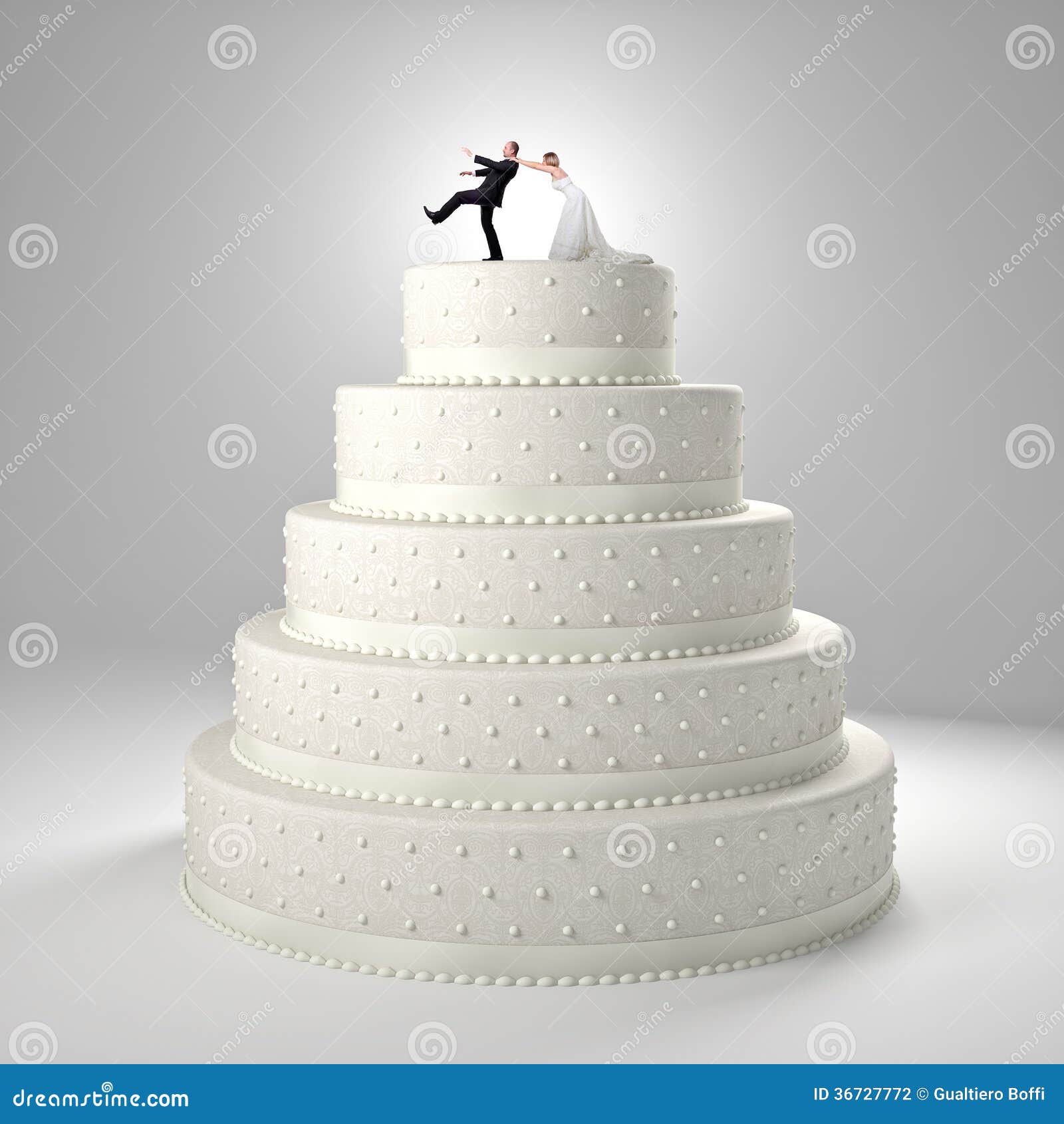 Bolo De Casamento - Jogo Acabado Foto de Stock - Imagem de adversidade,  conter: 179854596