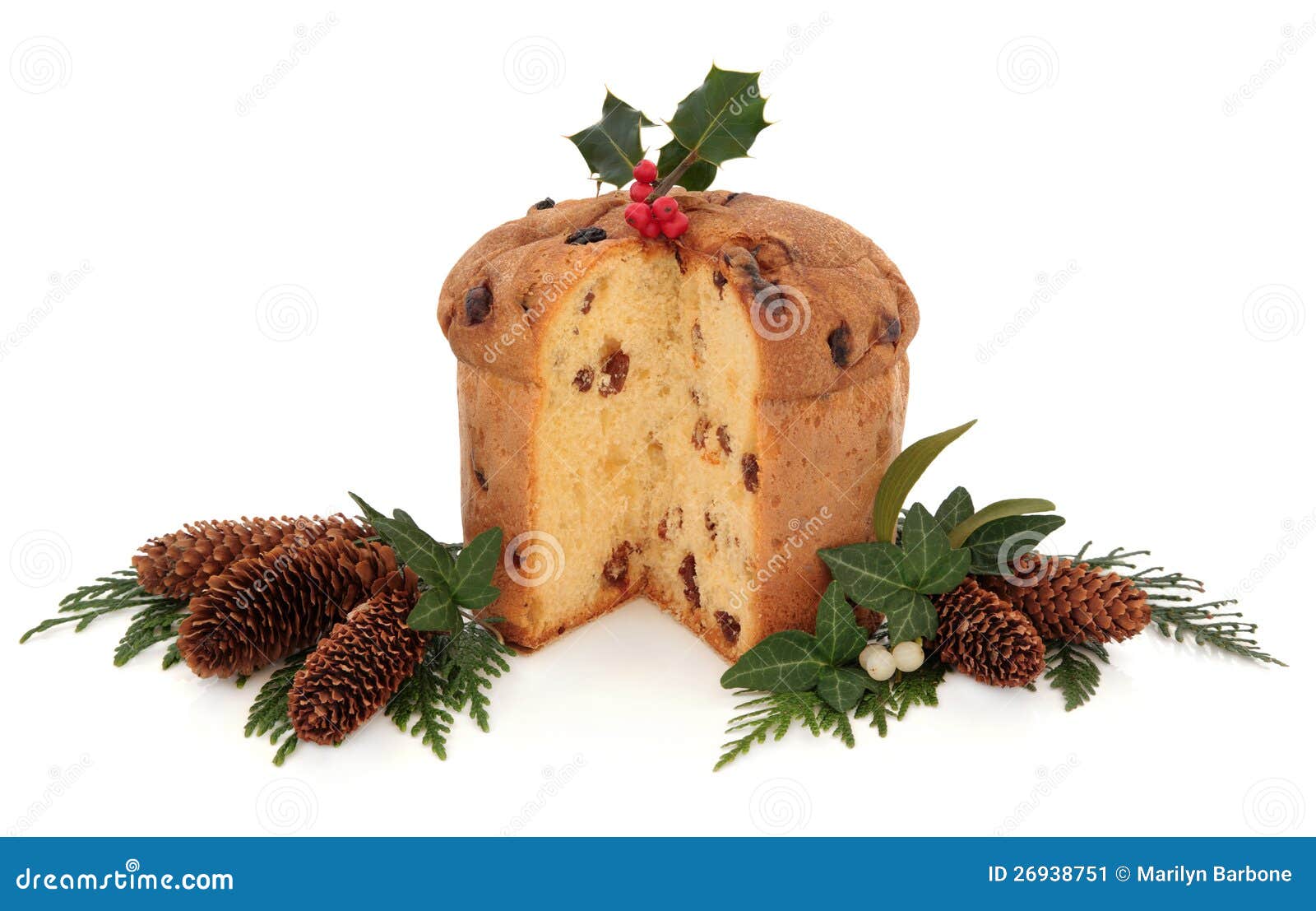 Bolo do Natal de Panetone imagem de stock. Imagem de natal - 26938751 Bolo do Natal de Panetone imagem de stock. Imagem de natal - 26938751