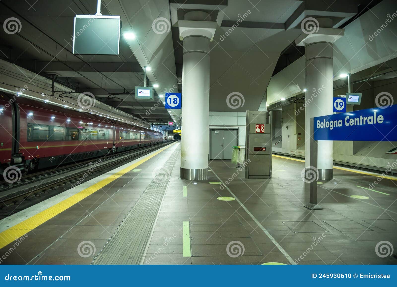 Bologna, Italy Bologna Centrale Train Station Terminal, Emilia