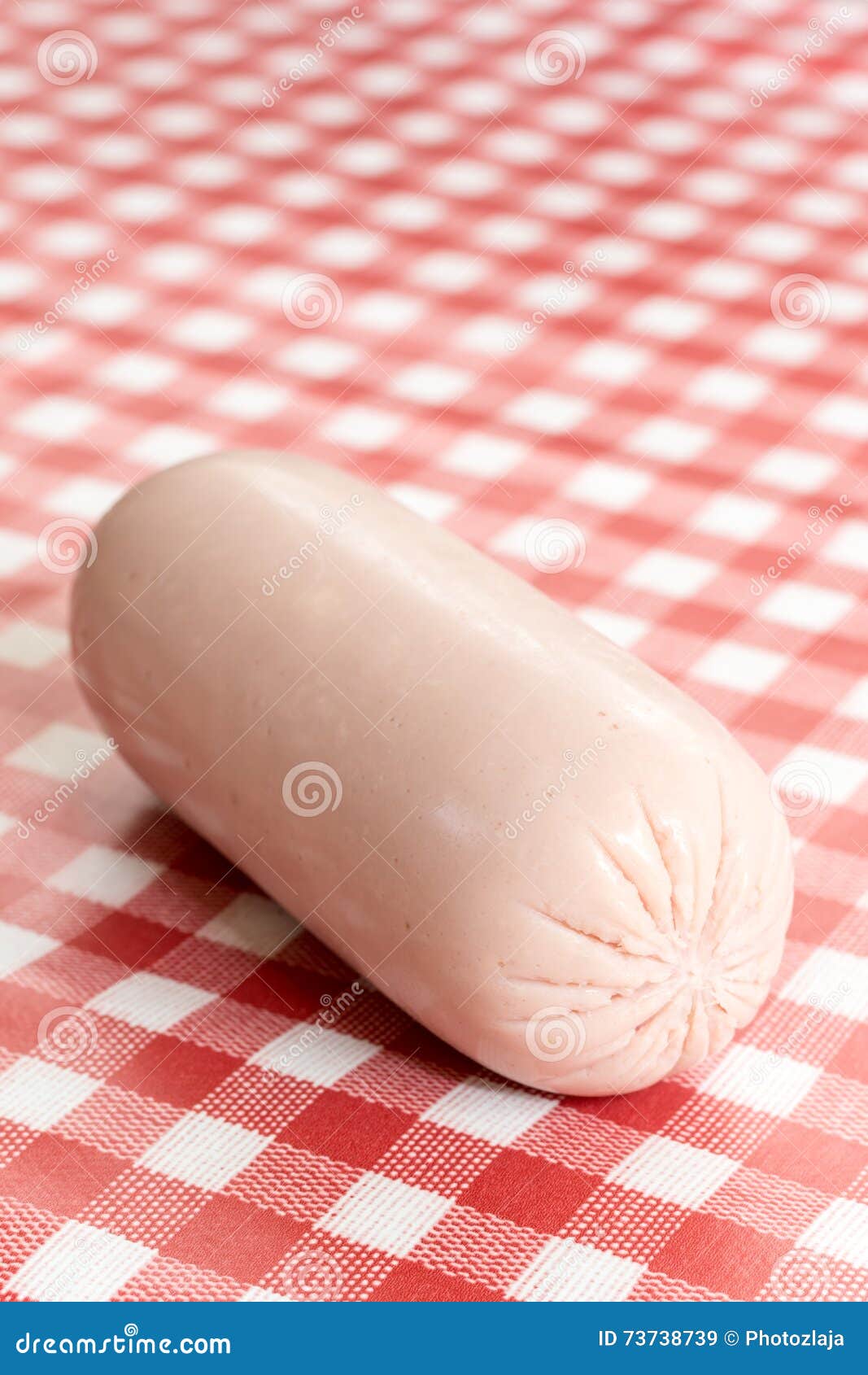 Bologna Salami on the Kitchen Table Stock Image Image of pork, pack