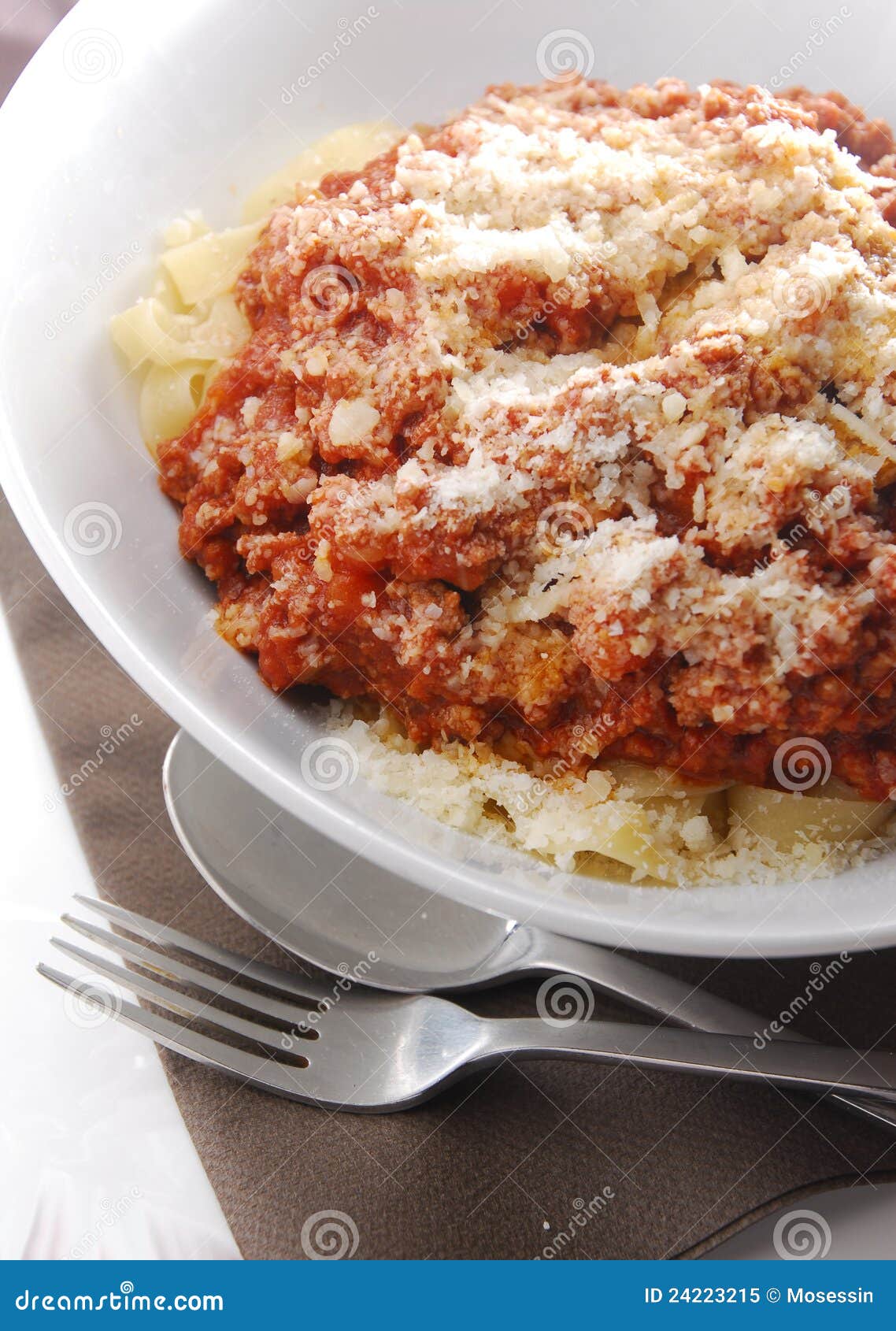 Bolognese pasta stock image. Image of baked, meat, french 24223215