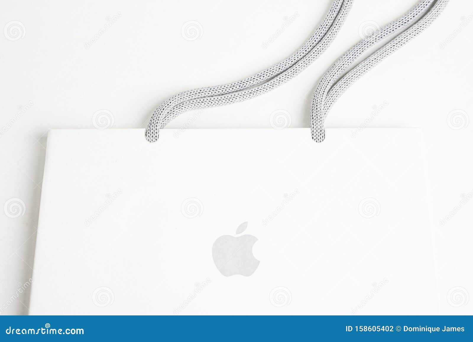 apple drawstring bolsa
