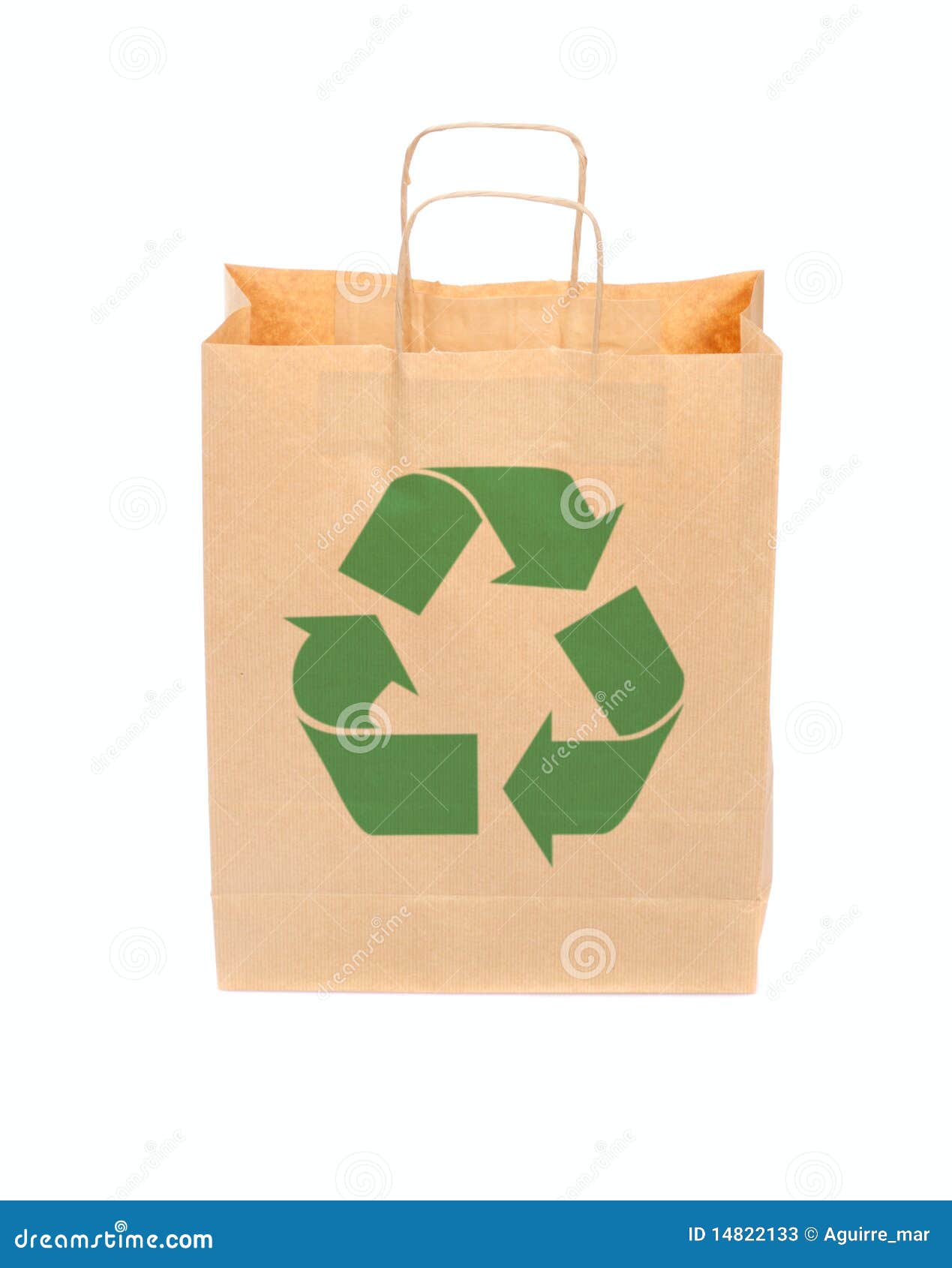Bolsa de papel ecológica imagen de de copia 14822133