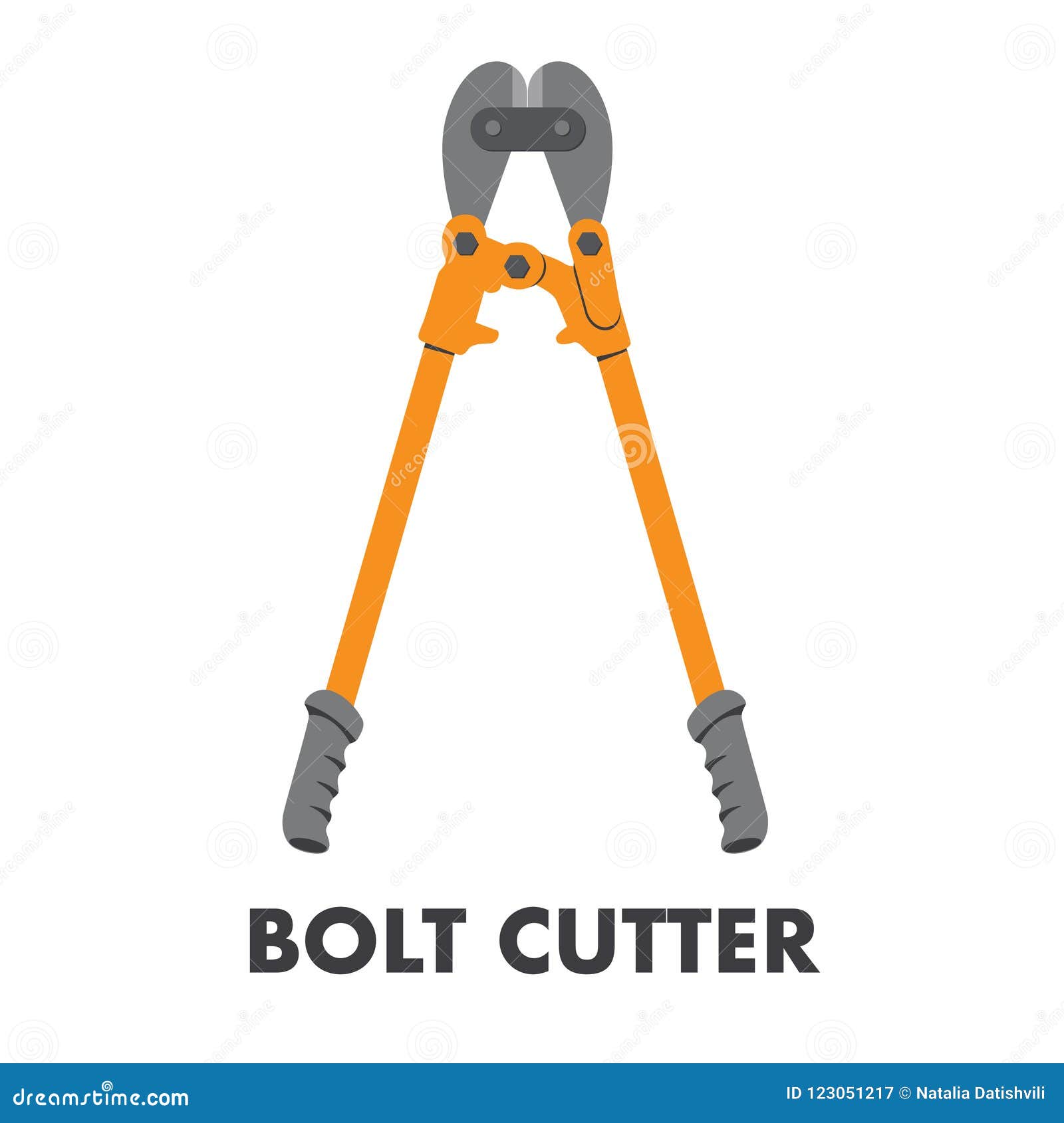 Bolt Cutter Cartoon Vector 38228465