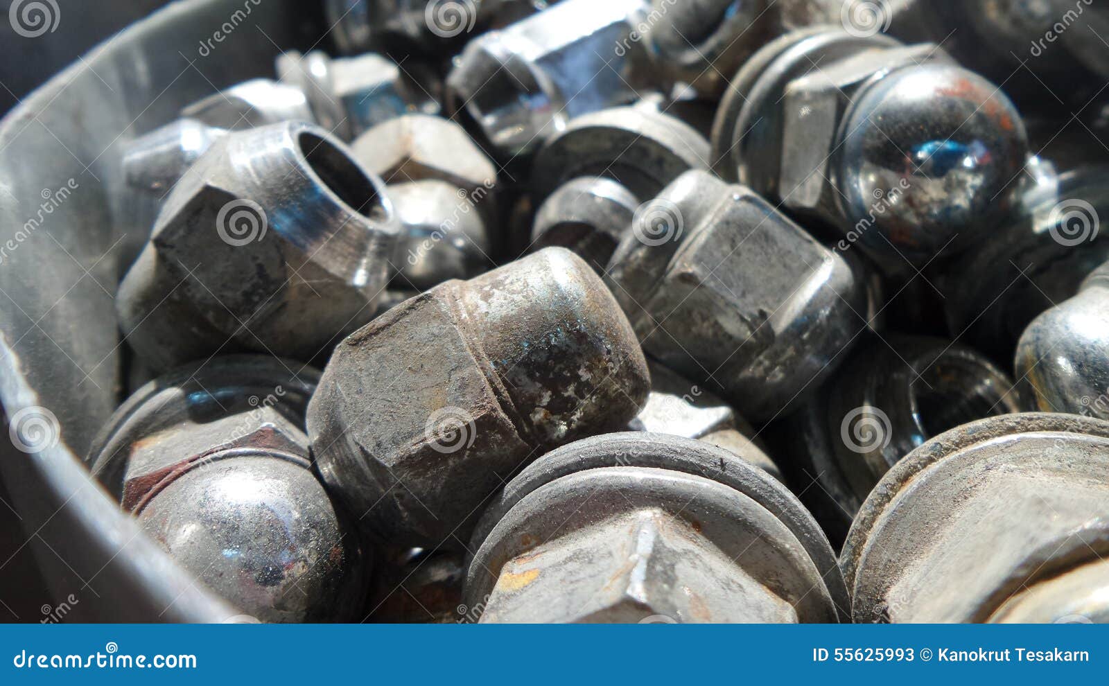 Bolt and Nut in the Garage Shop Stock Image Image of garage, engineer