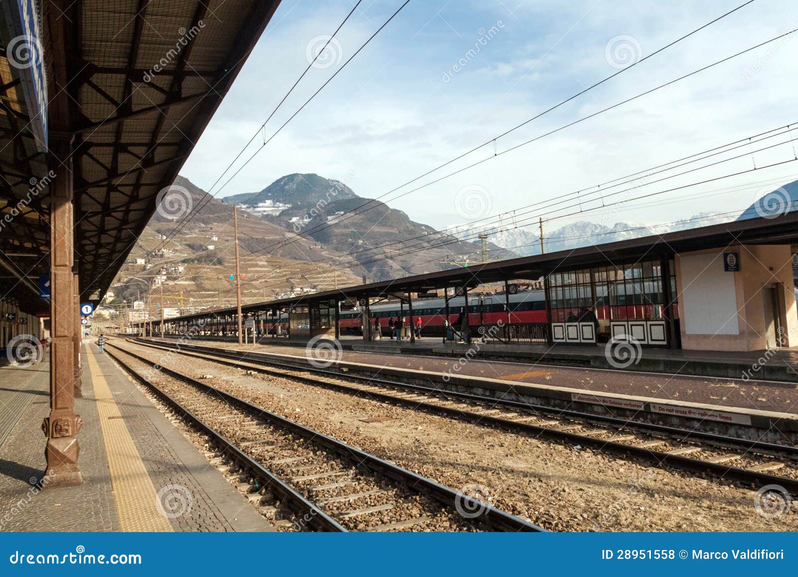Bolzano railway station stock photo. Image of departure 28951558