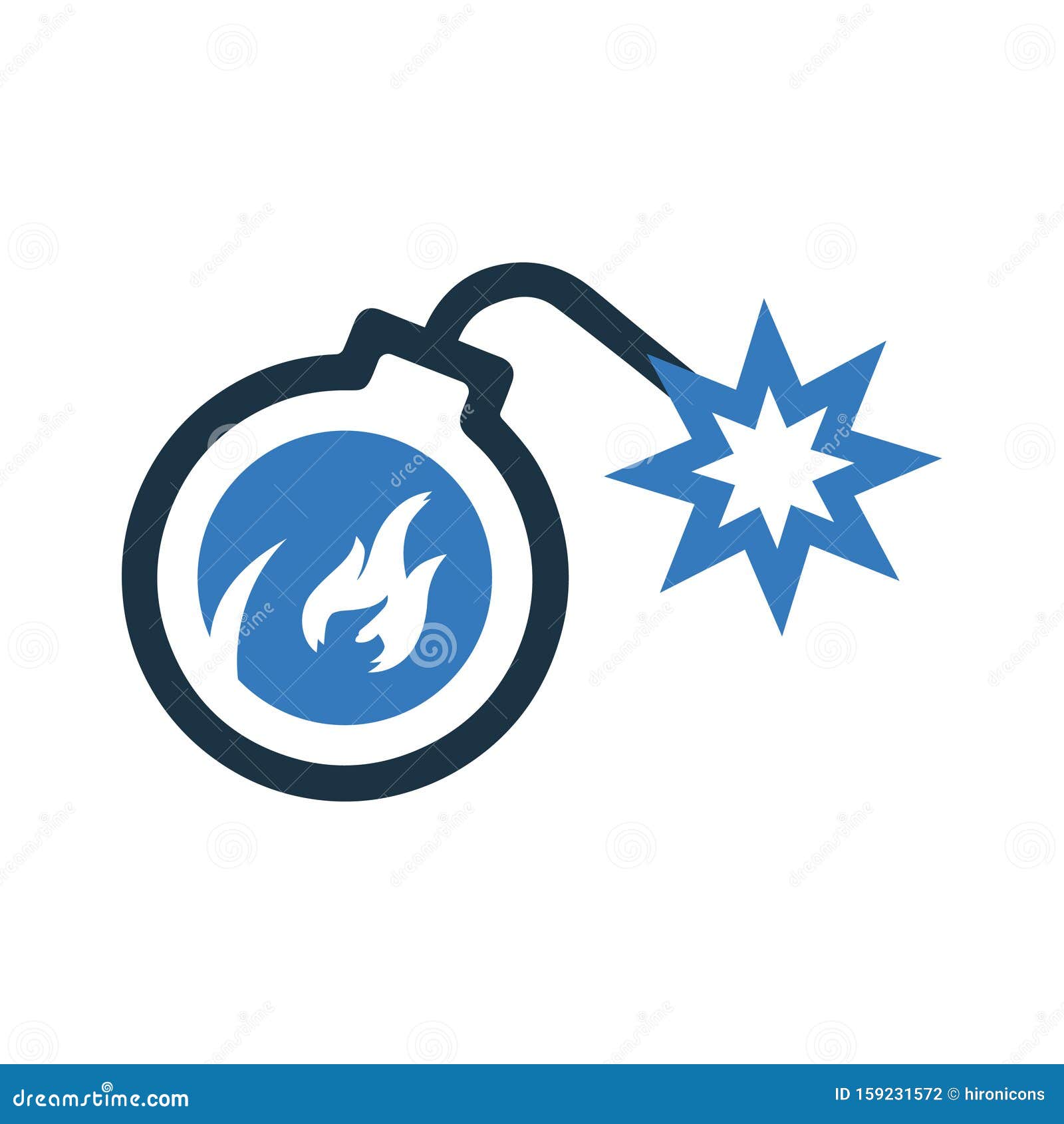 Bomb, Attack, Exploding, Dynamite, TNT Icon Stock Illustration