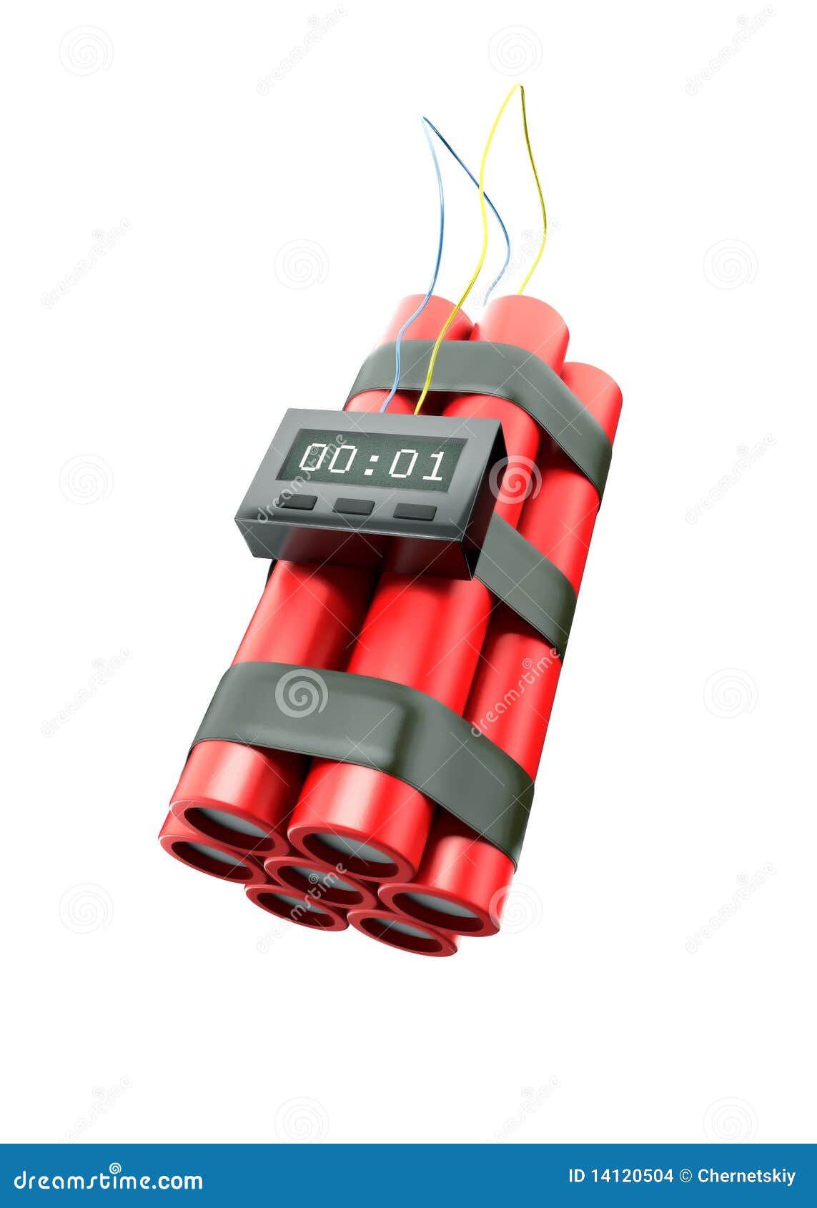 Bomb countdown stock illustration. Illustration of exploding 14120504