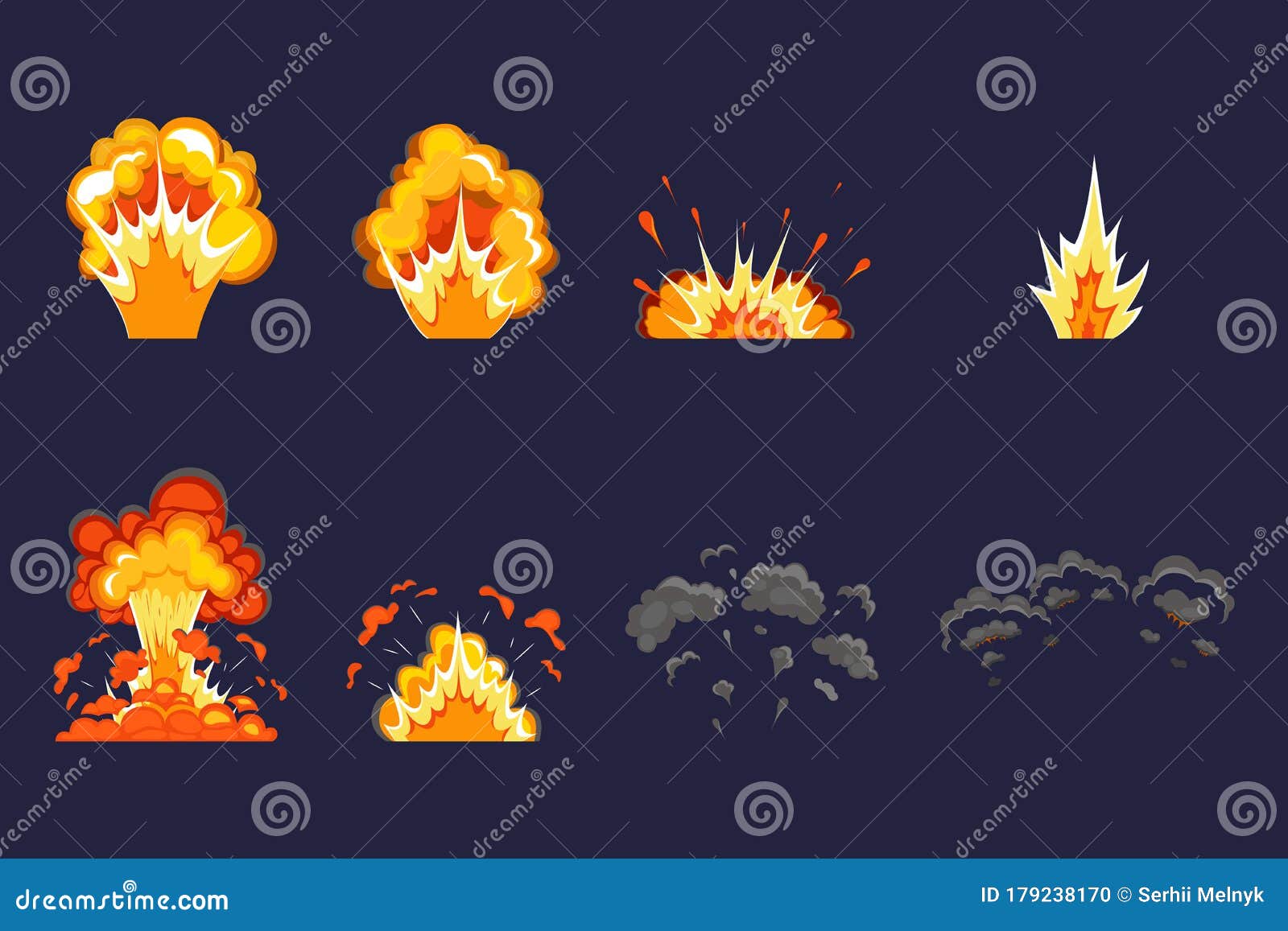 Bomb Explosion and Fire Explosion Cartoon Set. Stock Vector - Illustration of bright, cartoon: 179238170 Bomb Explosion and Fire Explosion Cartoon Set. Stock Vector - Illustration of bright, cartoon: 179238170