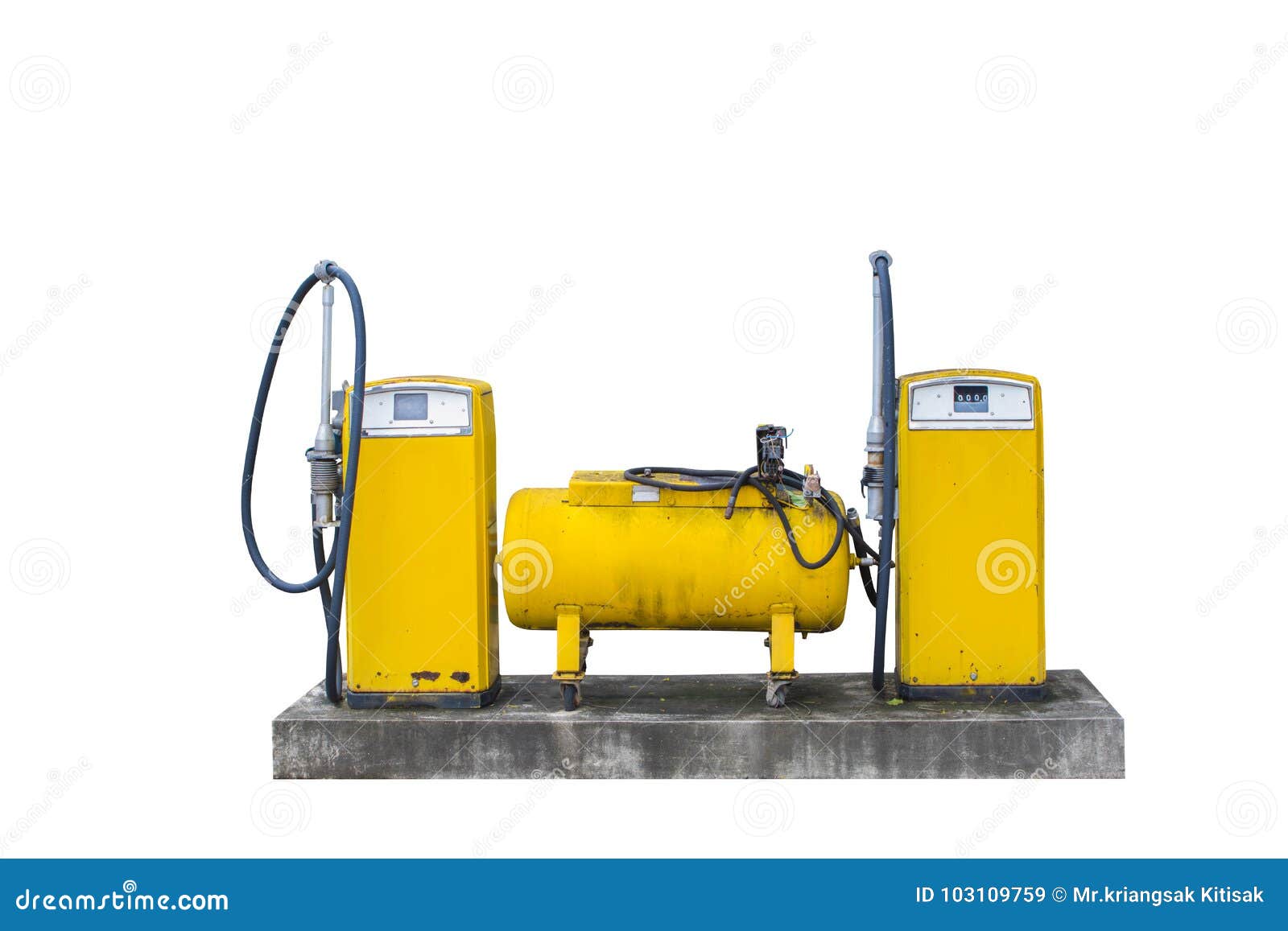 Bomba de gas abandonada imagen de archivo. Imagen de combustible