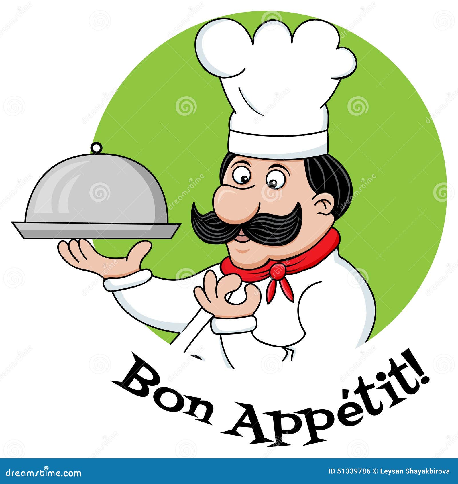 Bon Appetit illustration de vecteur. Illustration du cheveu 51339786