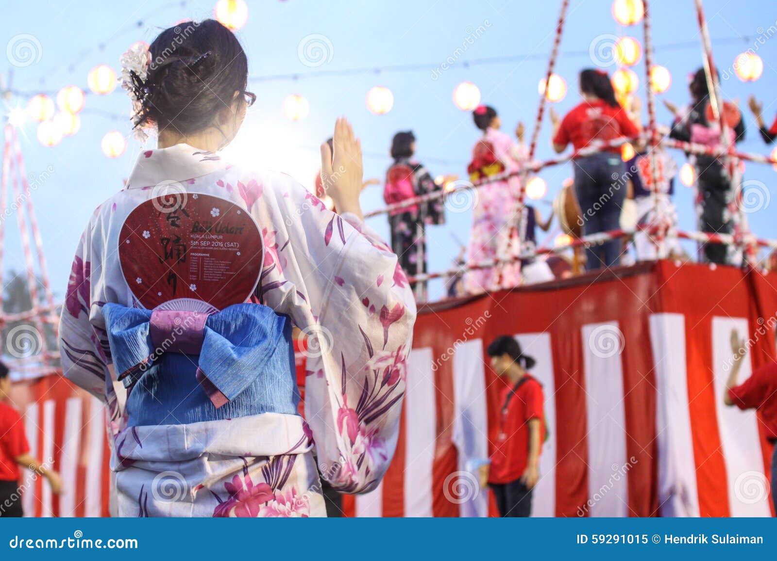 Bon-Odori Festival In Shah Alah, On September 5, 2015 ...