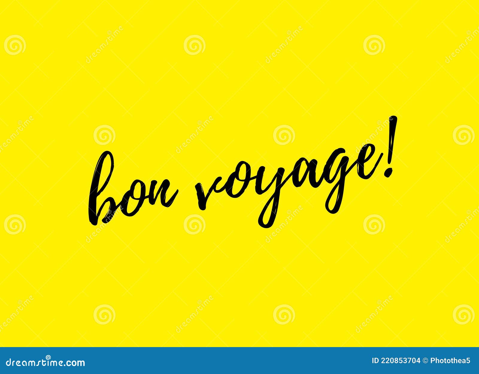 bon voyage language of origin