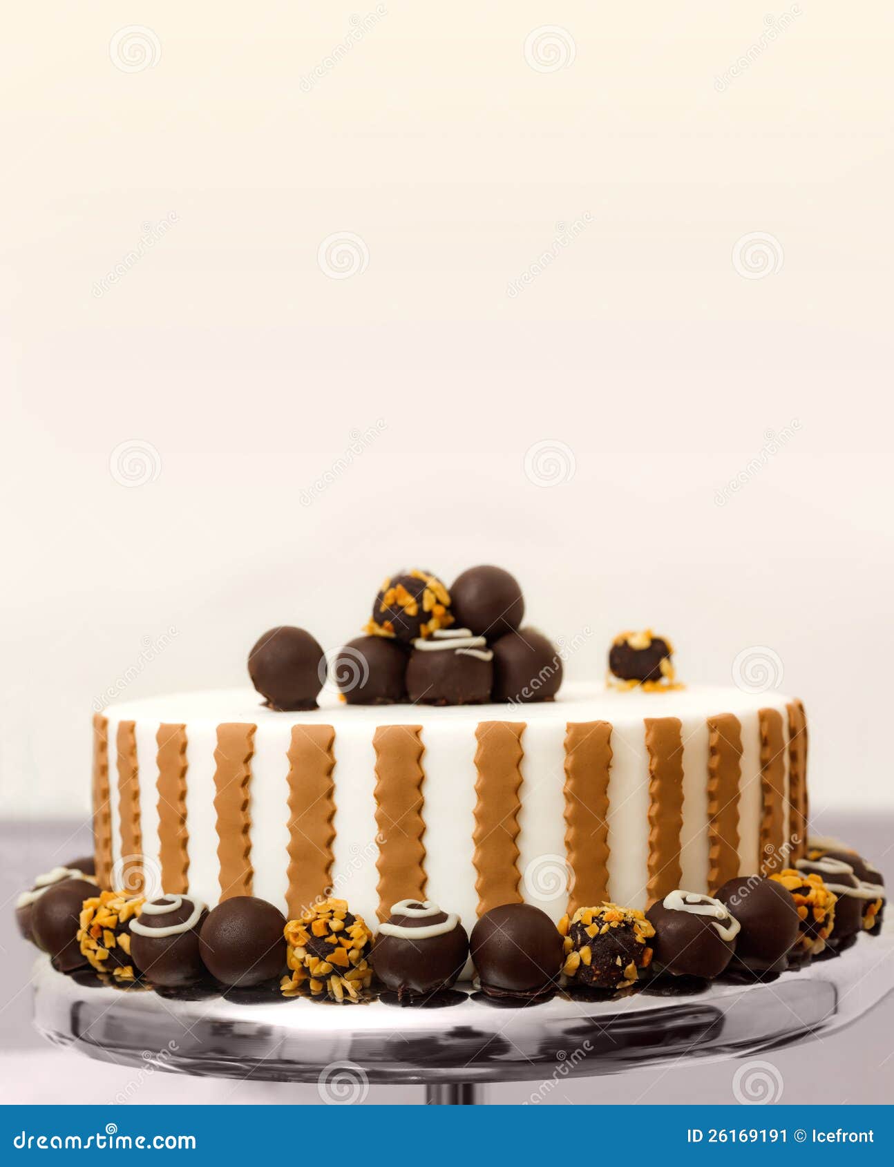 Bonbon cake stock image. Image of creamy, ornament, cream - 26169191