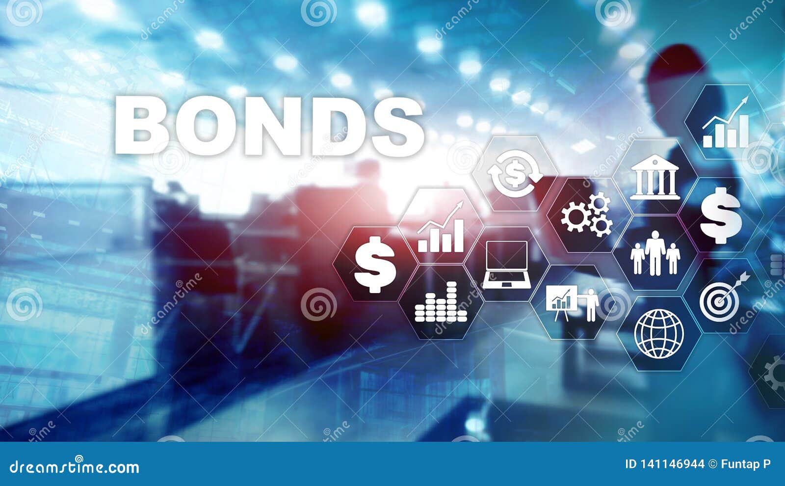 Bond Finance Banking Technology Business Concept ...