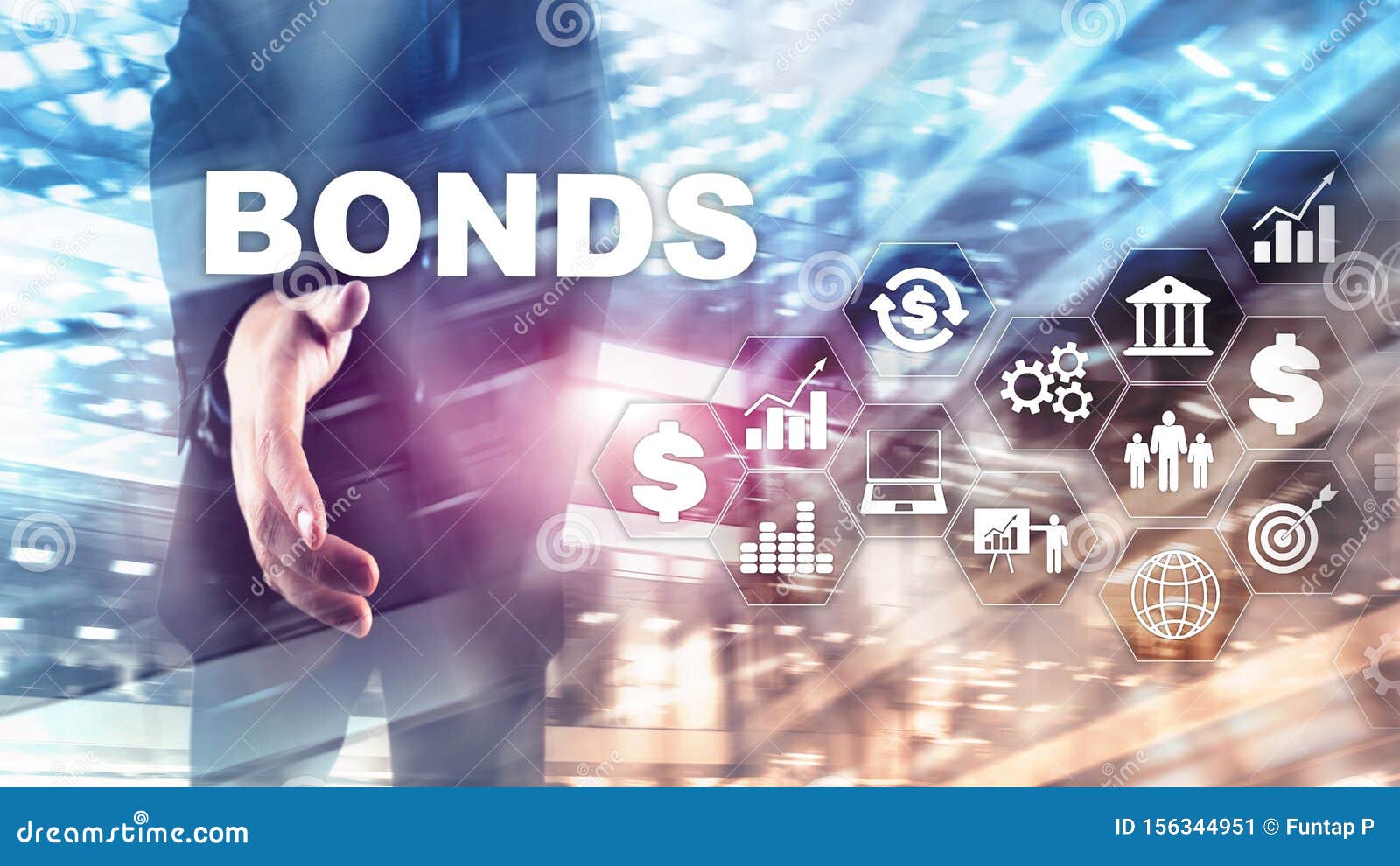 Bond Finance Banking Technology Business Concept ...