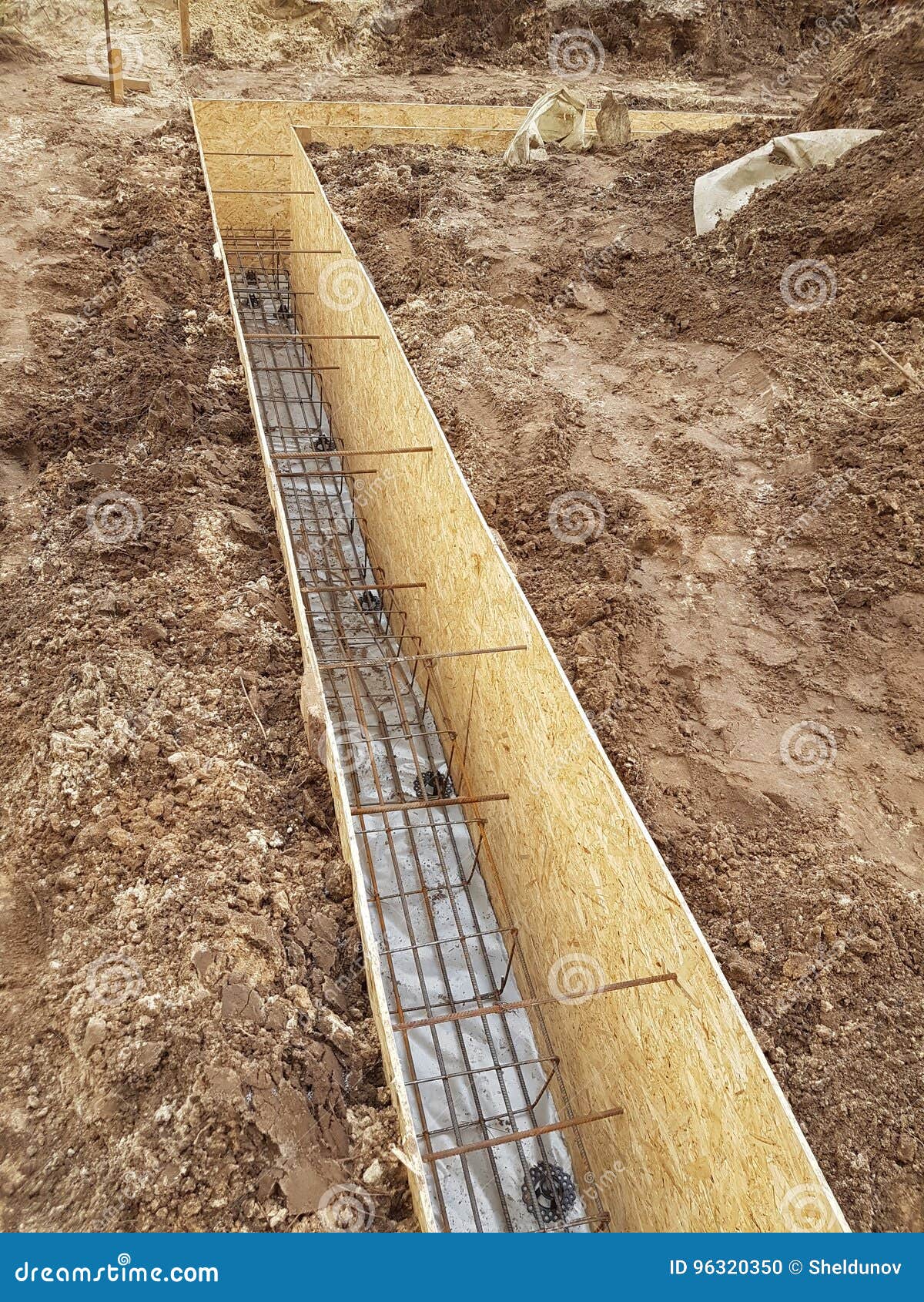 Bonding of reinforcement stock photo. Image of fittings 96320350