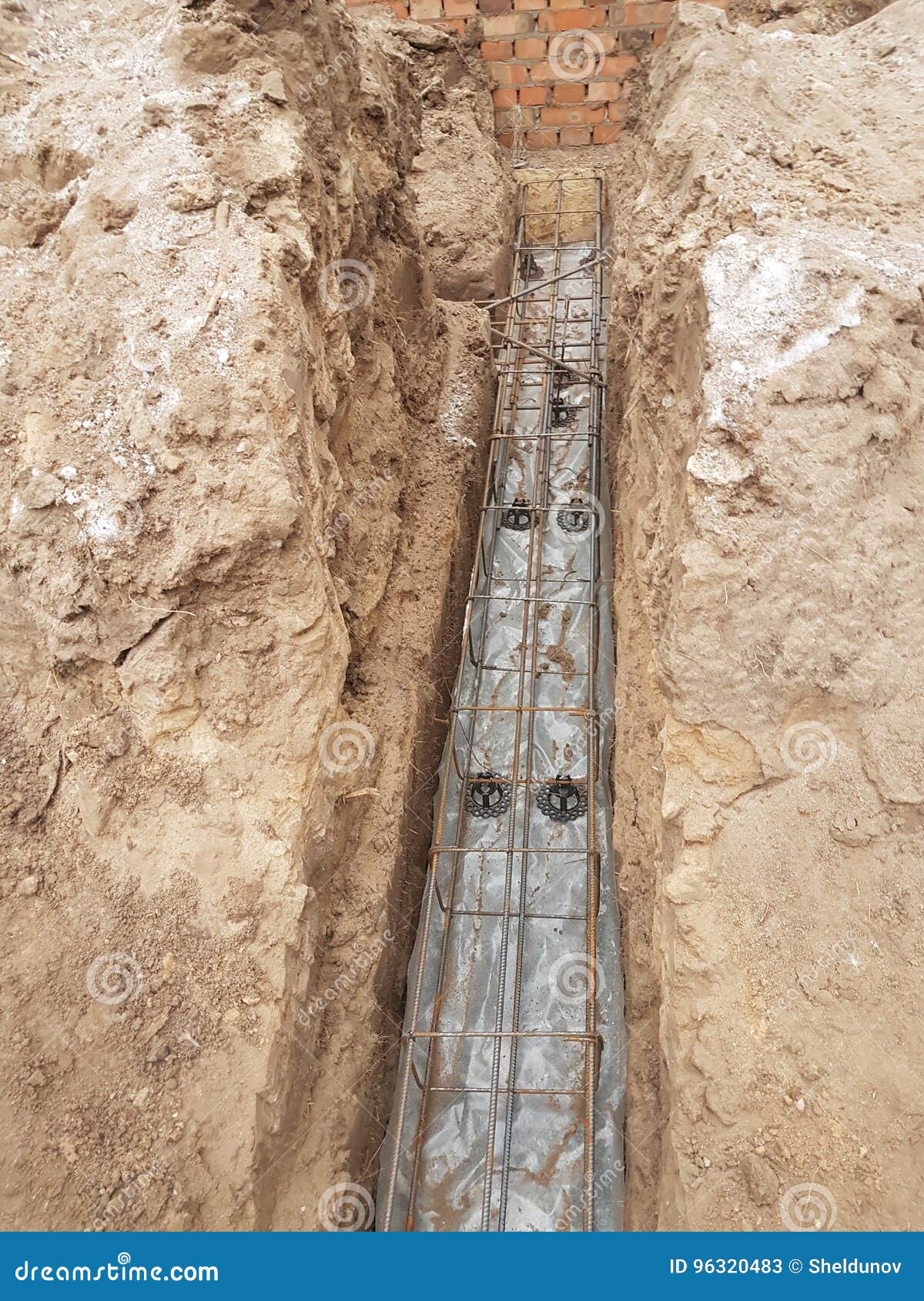 Bonding of reinforcement stock image. Image of fittings 96320483