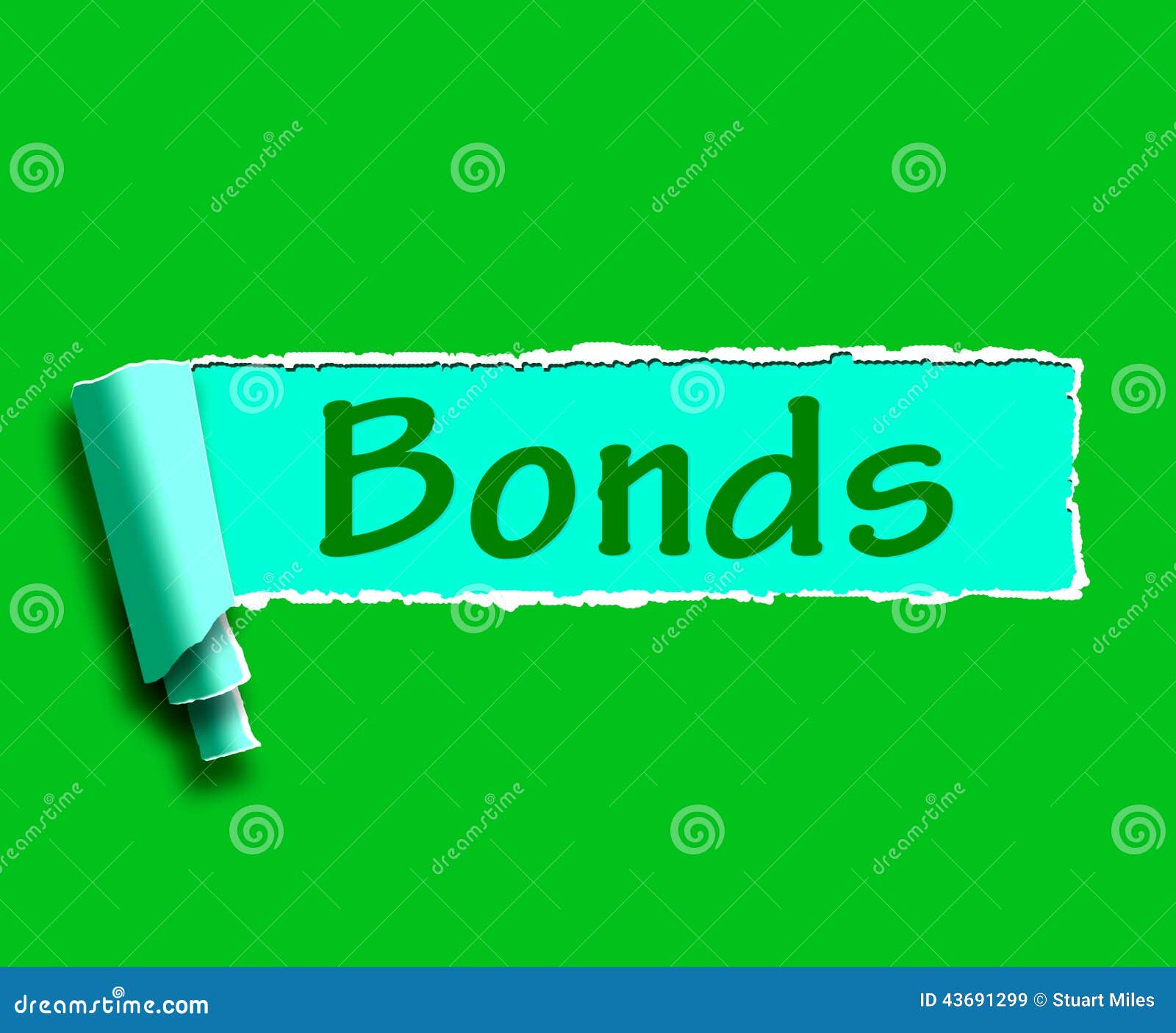Bonds Word Means Online Business Connections and Networking Stock ...