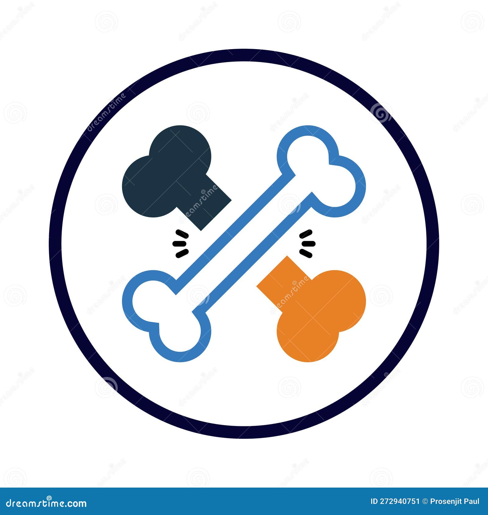 Bone, Break Bone, Break Down Bone Icon Stock Vector Illustration of