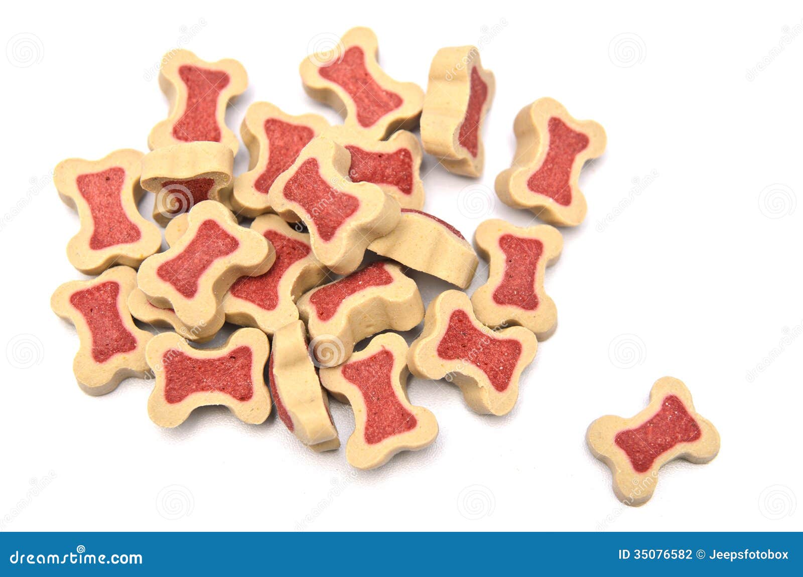 Bone Shaped Dog Treats stock photo. Image of munchies 35076582