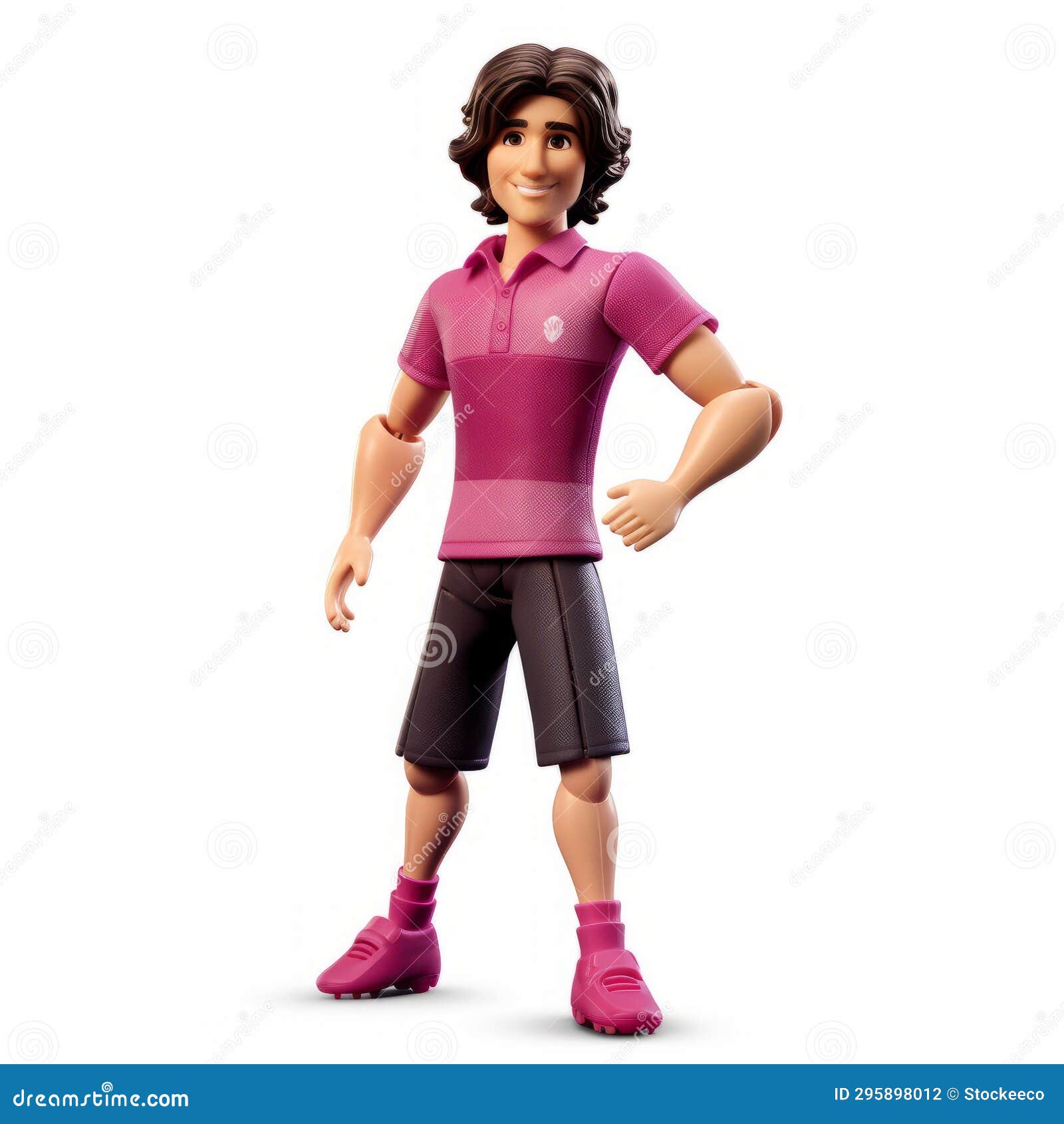 Boneca Desportiva Barbie Realista : Andarilho Rosa Fêmea Com Masculinidade  Heroica Ilustração Stock - Ilustração de masculina, preto: 295898012