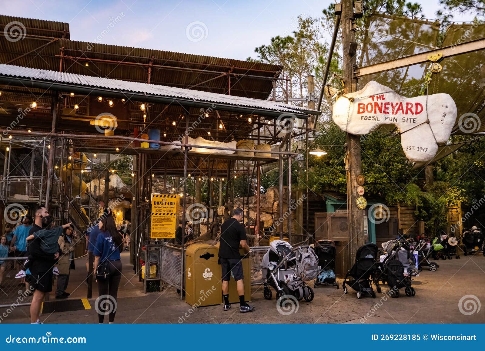 The Boneyard - Animal Kingdom - Disney World