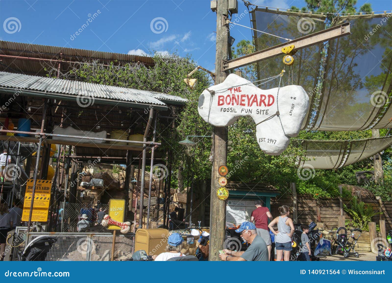 The Boneyard - Animal Kingdom - Disney World