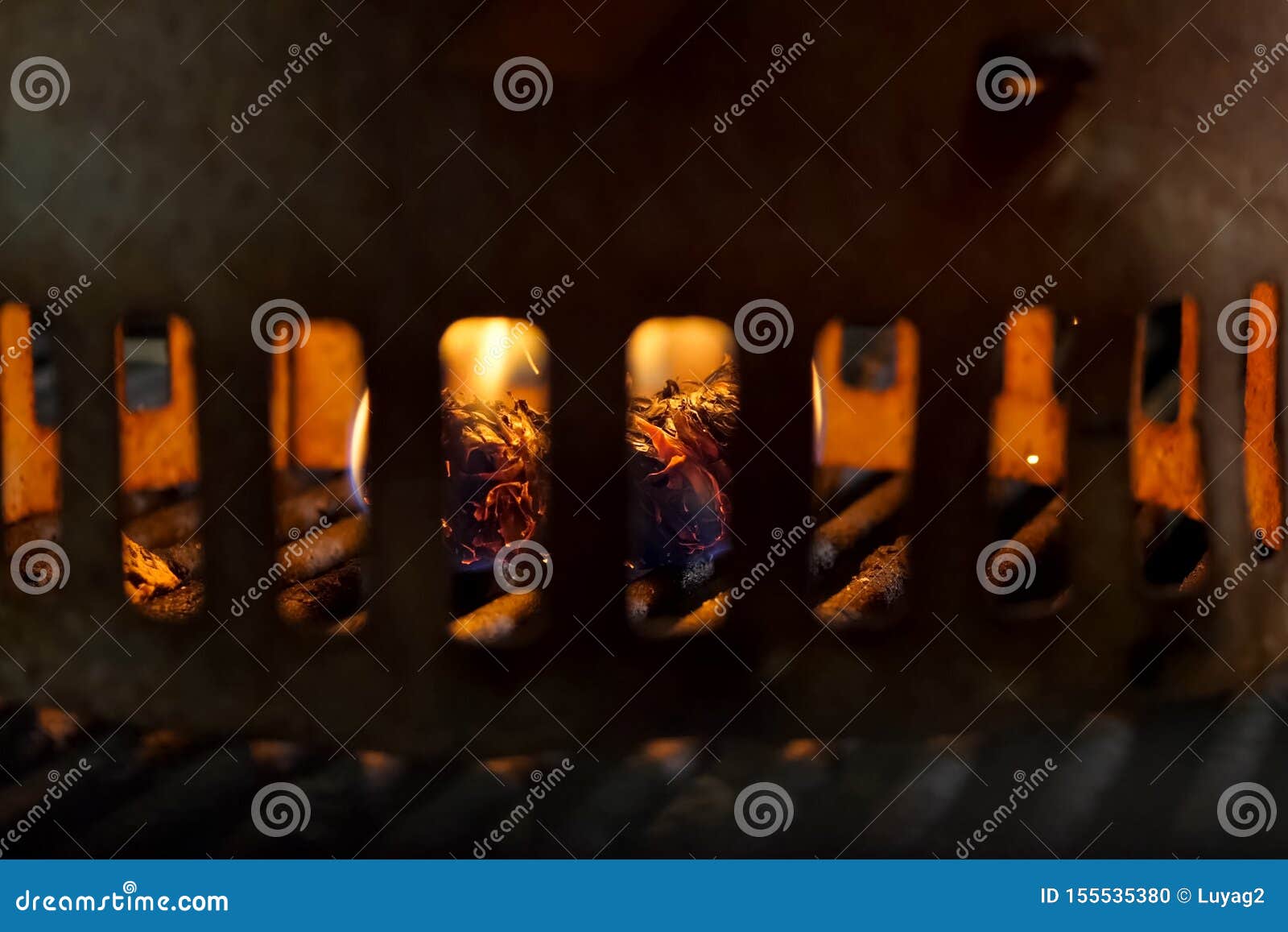 Bonfire Ignition Burning. Material for Igniting Stock Photo Image of