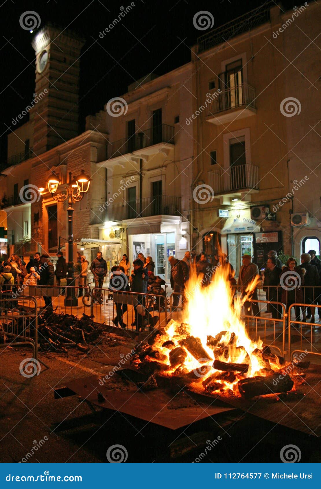 Bonfire in a Traditional Folk Festival Editorial Photography - Image of
