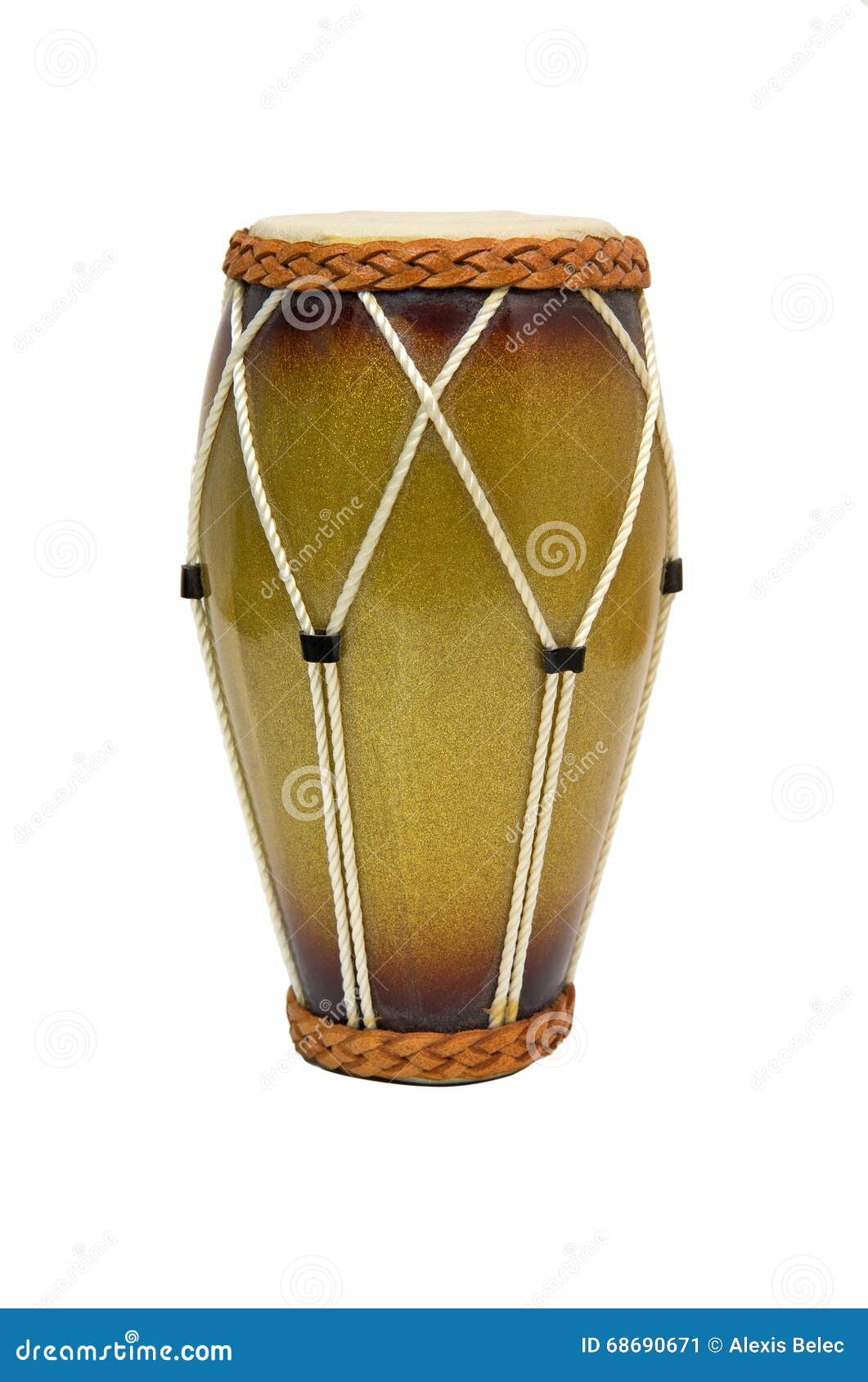 Bongo stock image. Image of djembe, play, isolated, drum 68690671