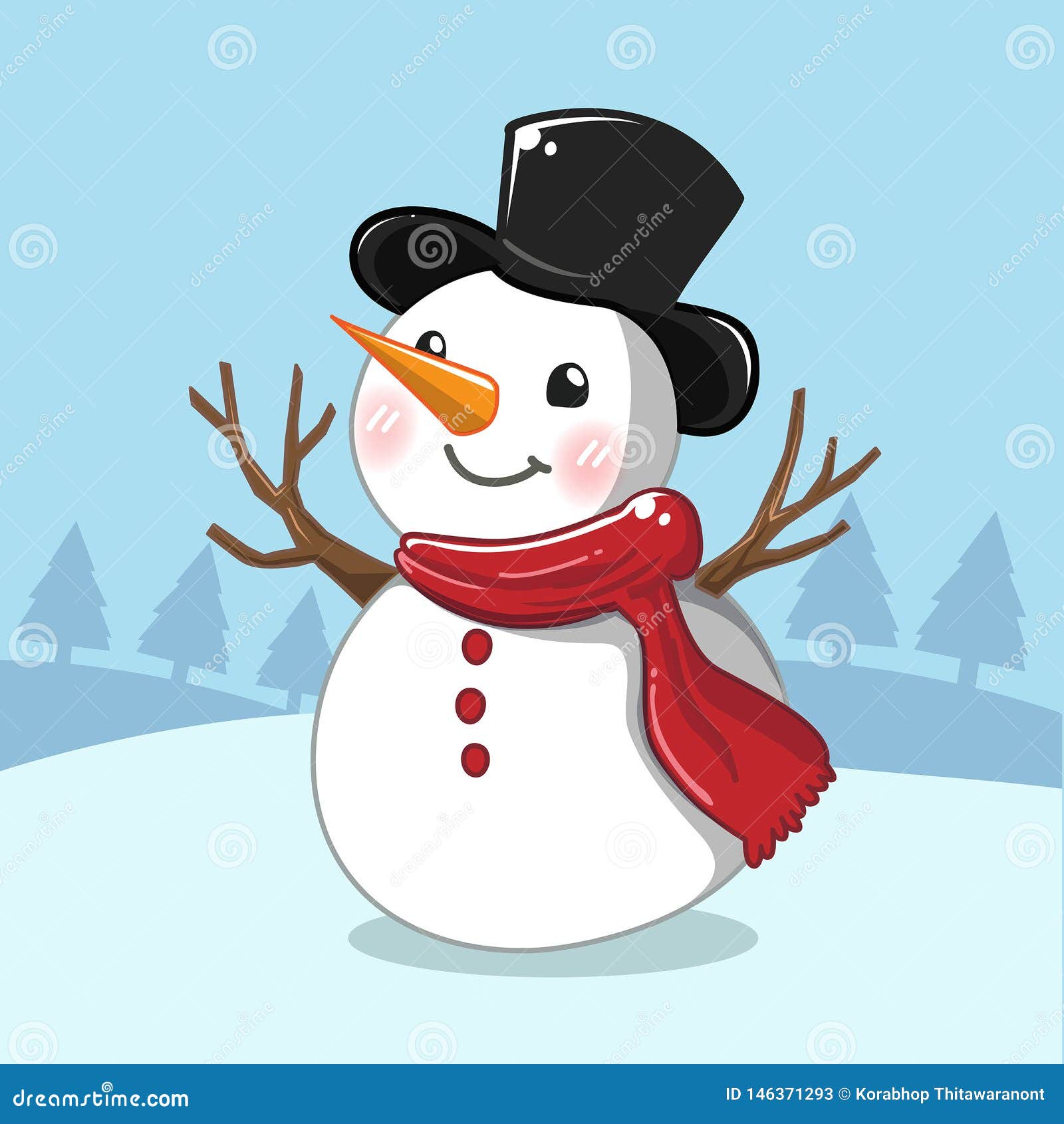 Bonhomme De Neige Blanc Dans Le Jour De Noel Illustration De Vecteur Illustration Du Amusement Vacances Bonhomme De Neige Blanc Dans Le Jour De Noel Illustration De Vecteur Illustration Du Amusement Vacances