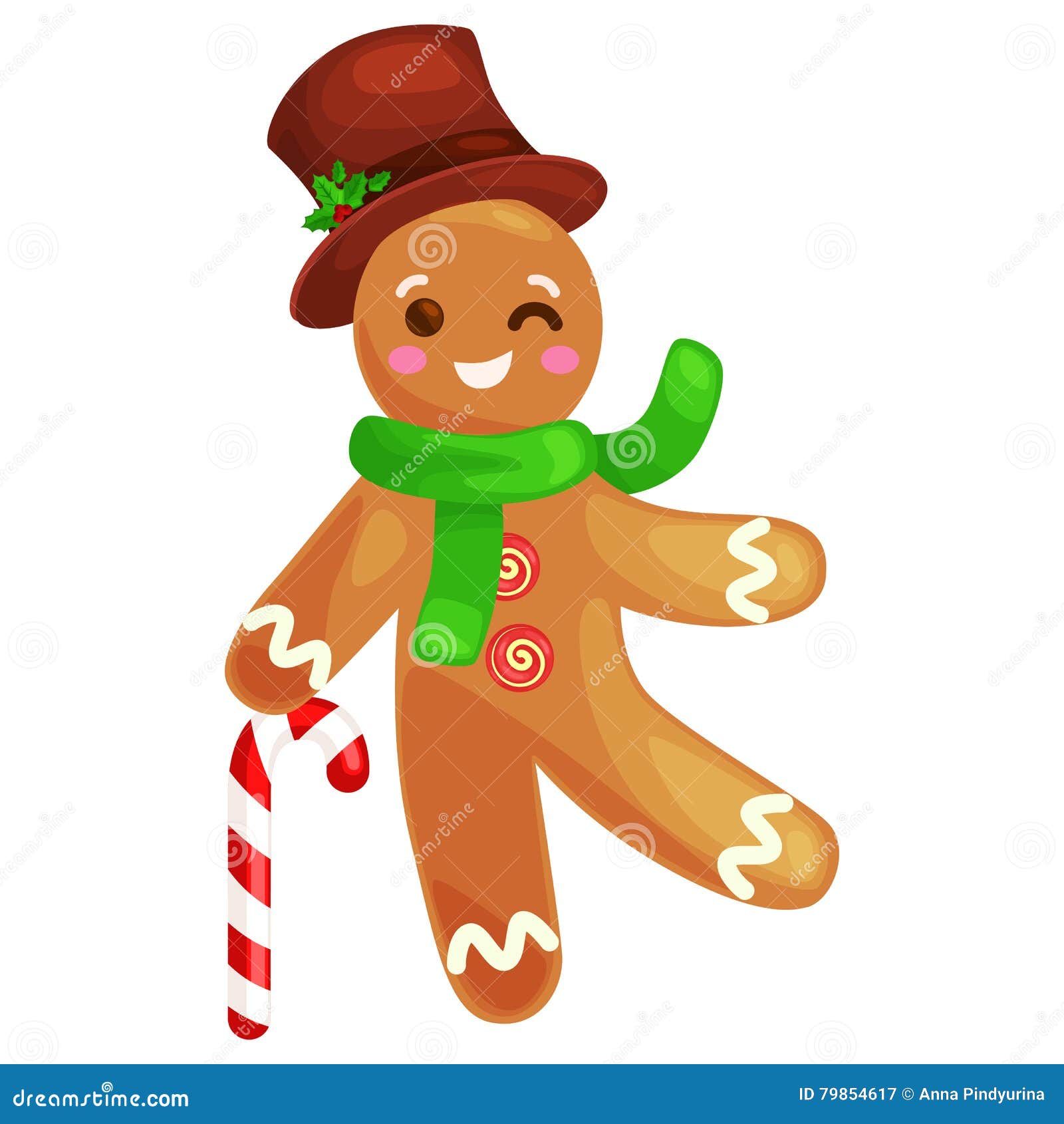 Dessin De Bonhomme En Pain D Epices Bonhomme En Pain D'épice De Biscuits De Noël Décoré De La Danse Sur