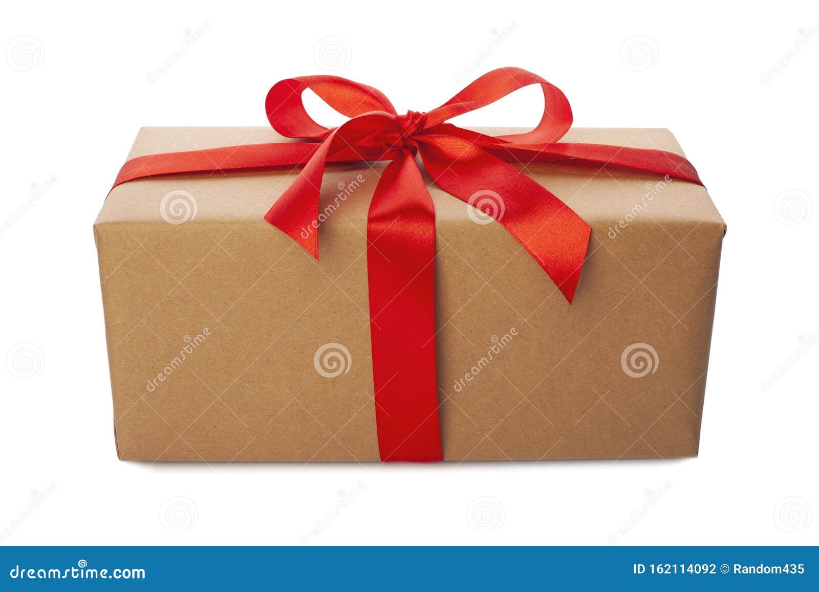 Bonita Caja De Regalo Envuelta Aislada En Blanco Un Regalo Para Navidad  Envuelto En Papel Artesanal De Fondo Blanco Foto de archivo - Imagen de  regalo, festivo: 162114092