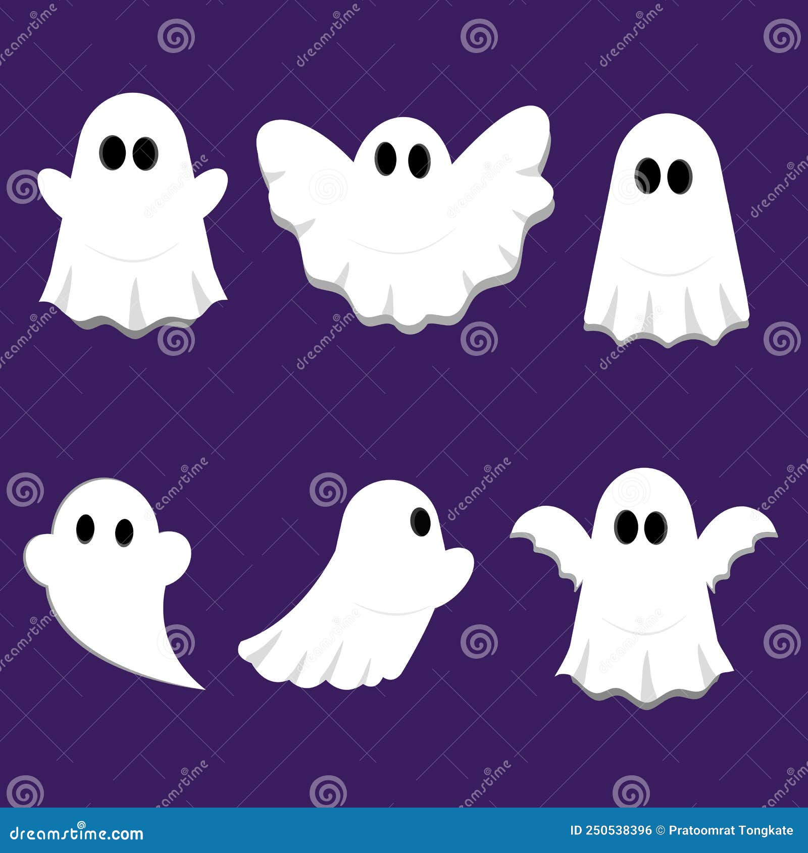 Fantasma de halloween fofo com ilustração de abóbora malvada fantasma de  desenho animado halloween