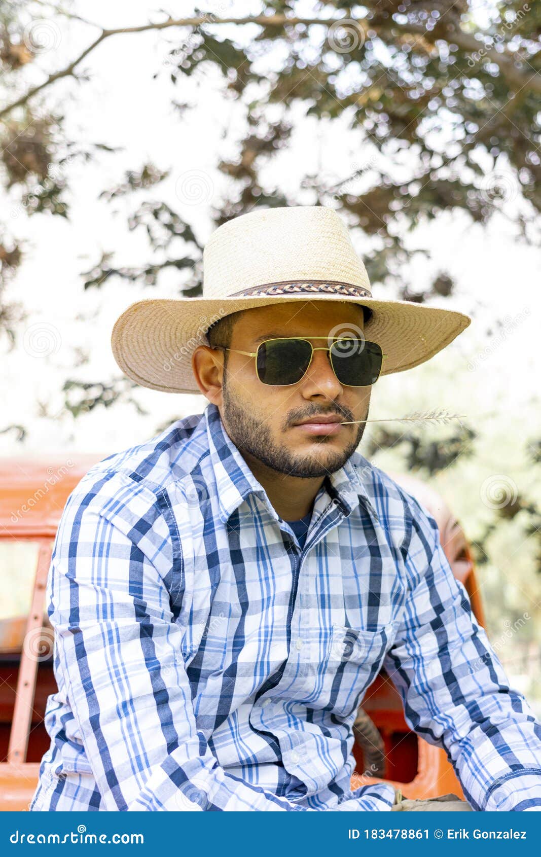 Bonito Vaquero Con Gafas Oscuras Y Mirando El Horizonte Imagen de archivo -  Imagen de hombres, rancho: 183478861