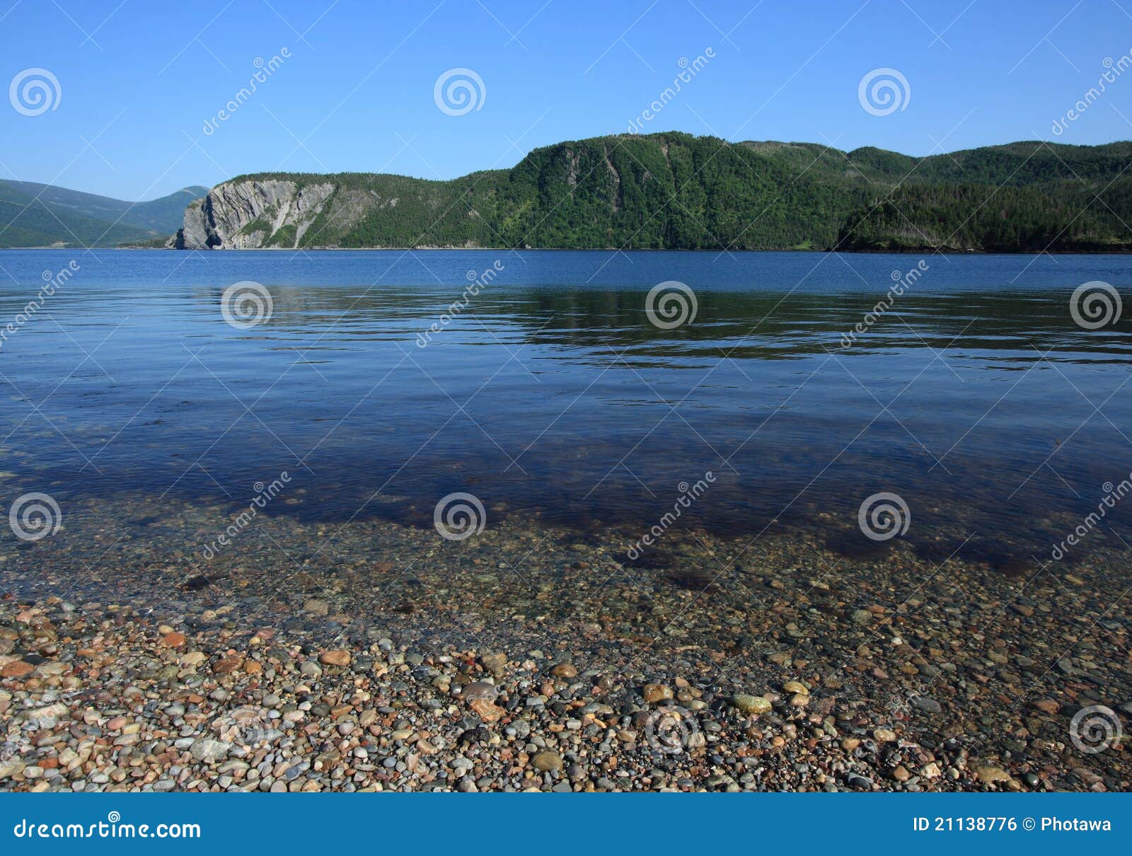 Bonne Bay at Norris Point stock photo. Image of point 21138776