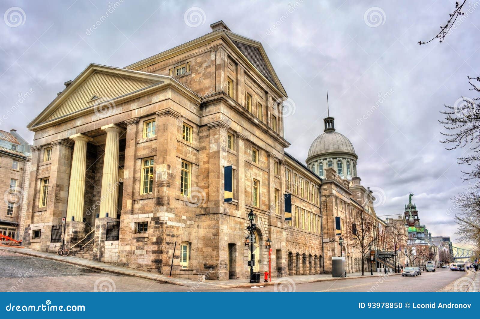 Bonsecours Market in Old Montreal, Canada. Built in 1860 Stock Photo