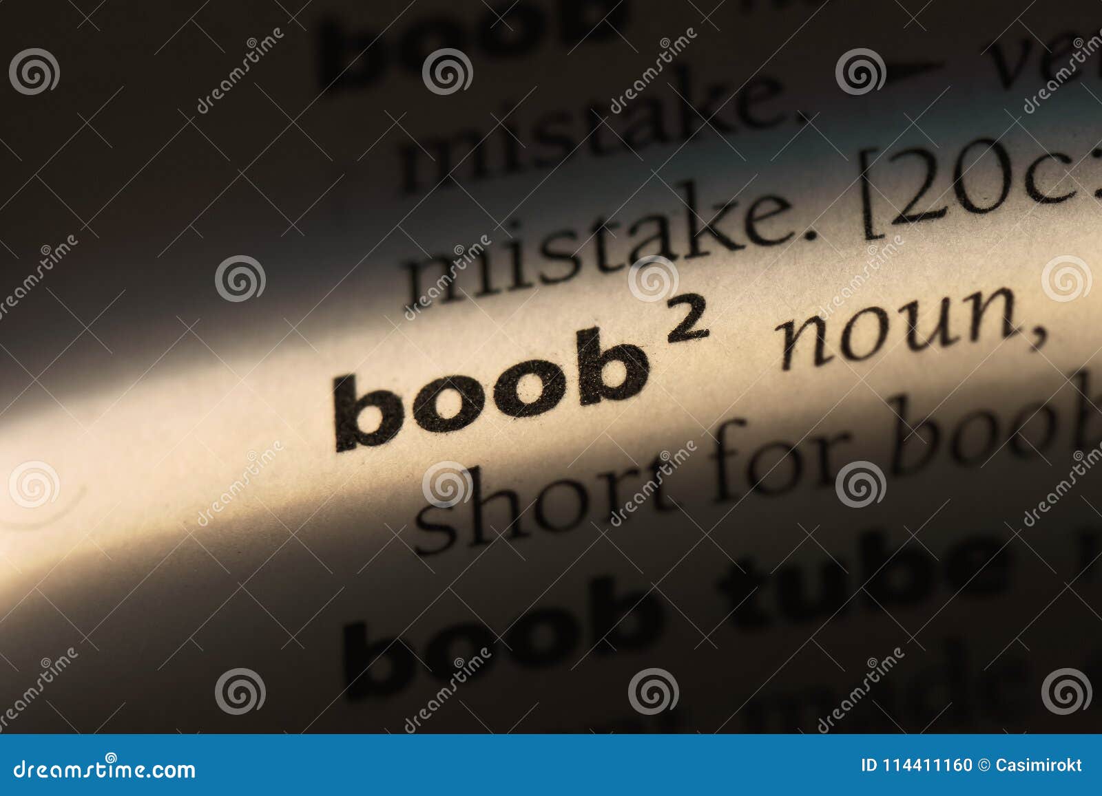 Boob  meaning of Boob 