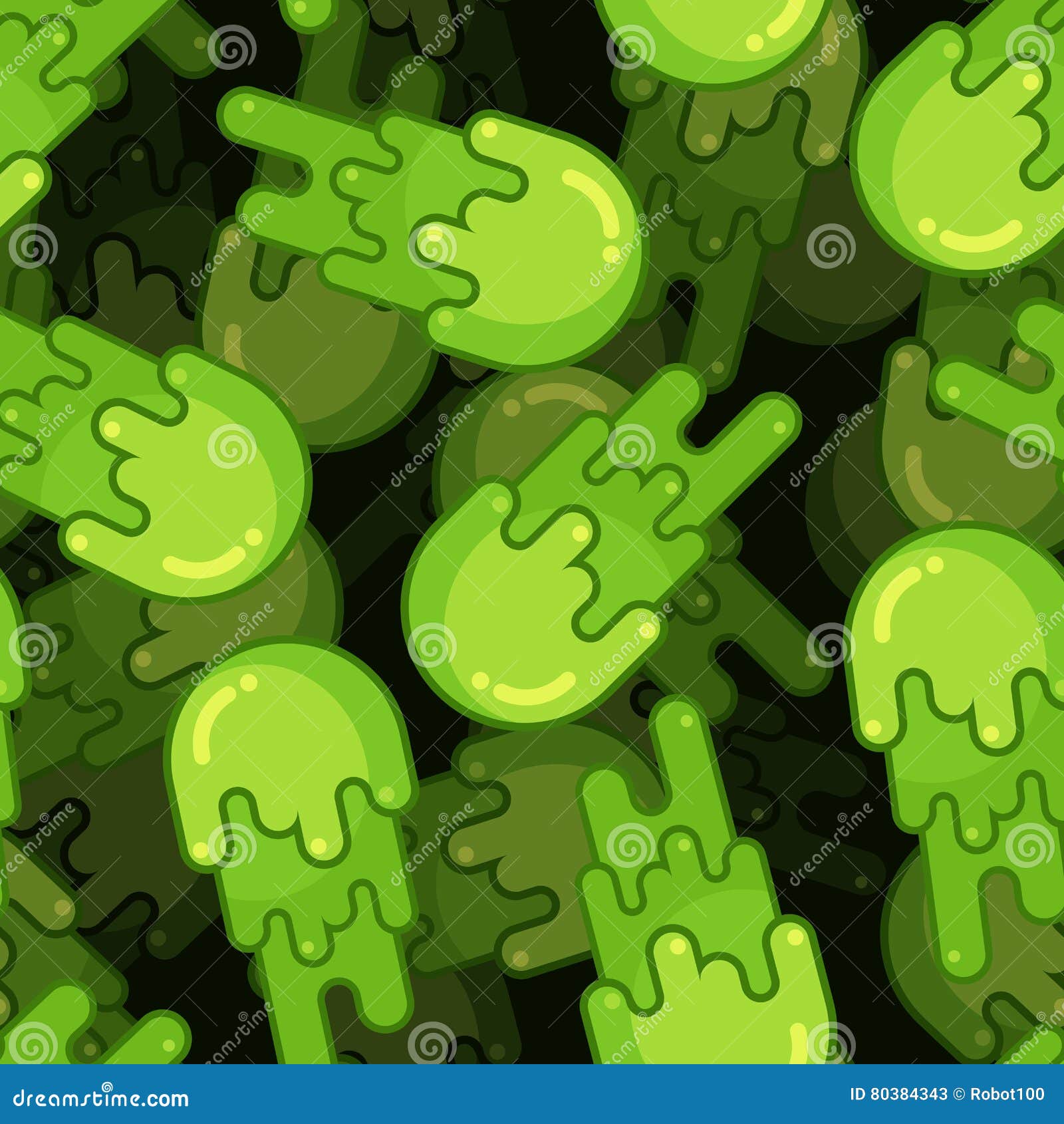 booger seamless pattern 3d. snivel ornament. snot background. gr