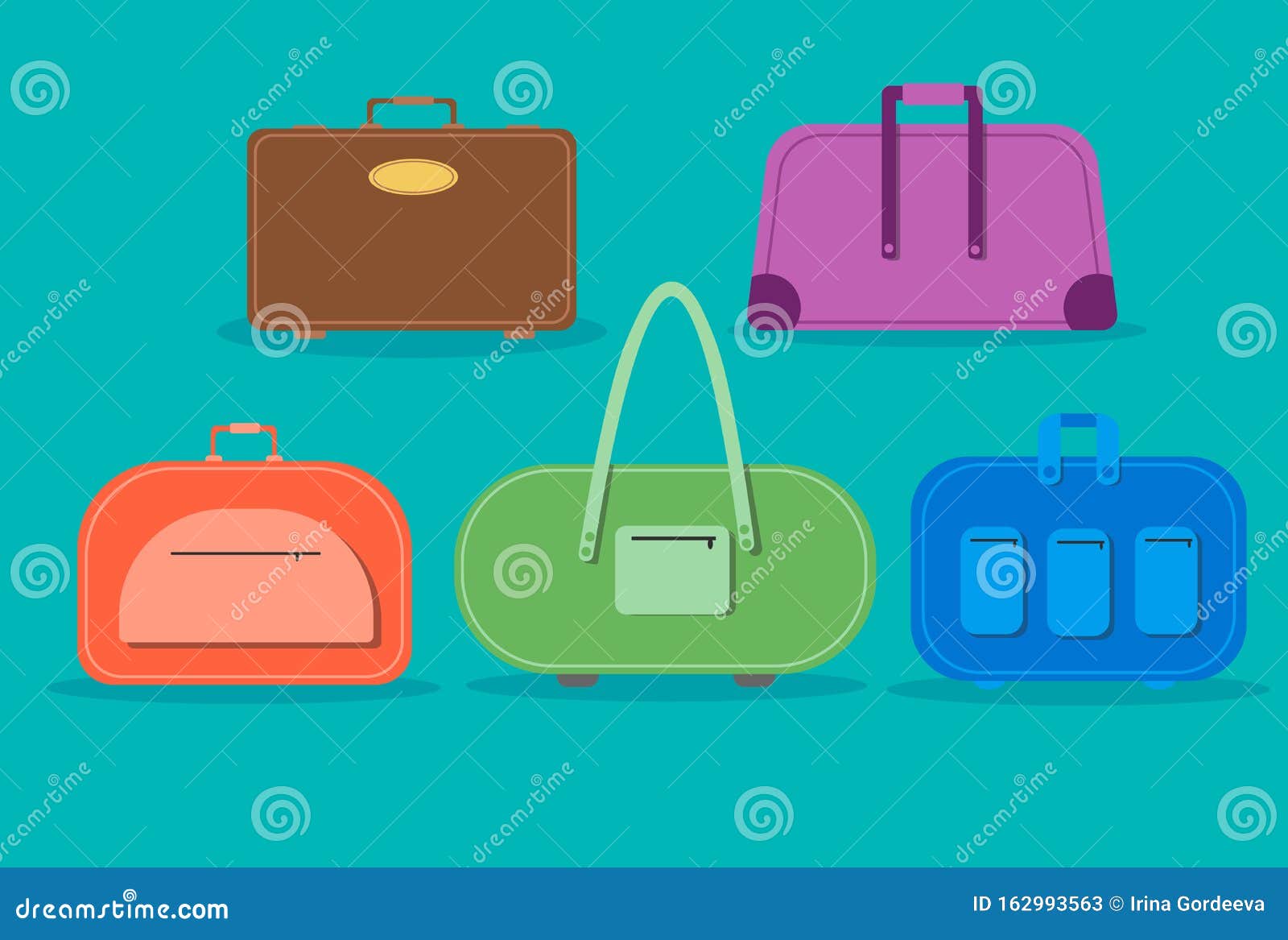 Backpacks bags case stock vector. Illustration of business 162993563