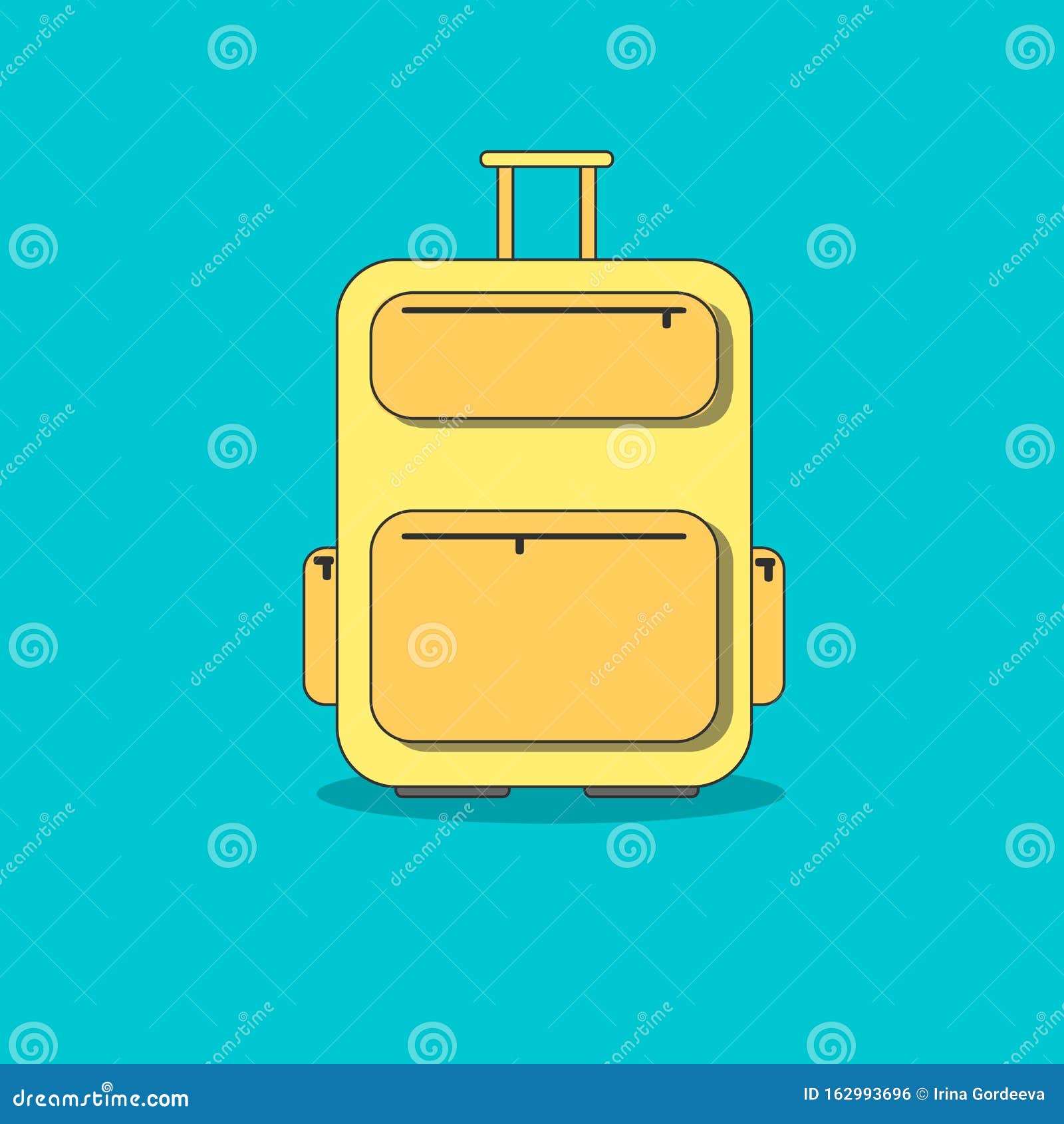 Backpacks bags case stock vector. Illustration of handle 162993696